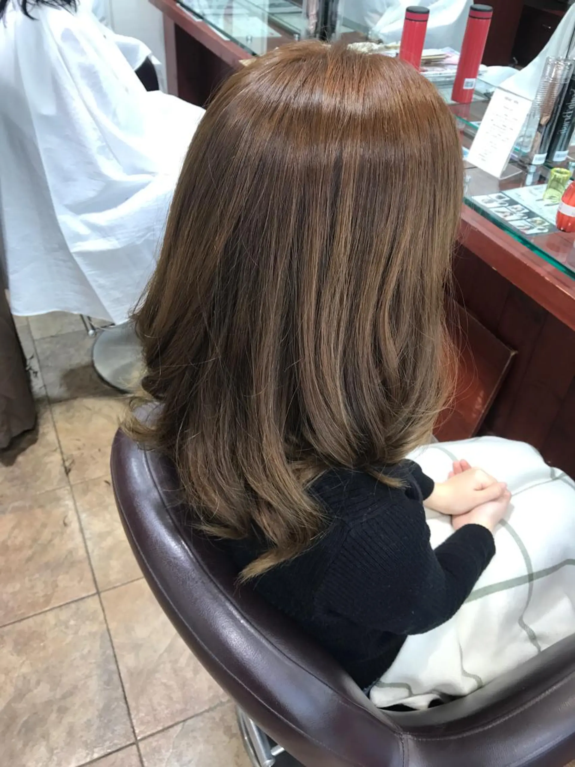 セミロング 嶋村 望美のヘアスタイル