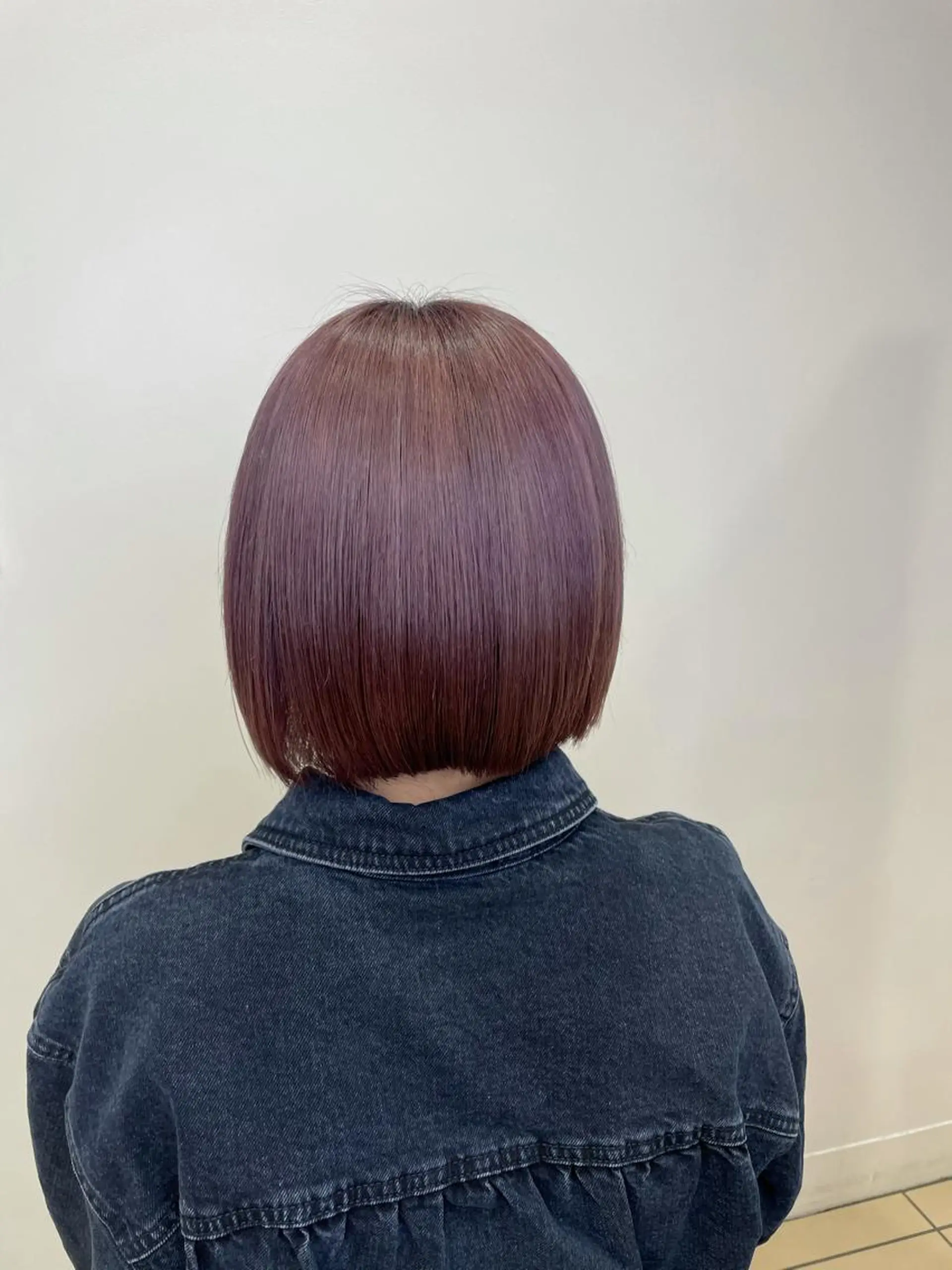 ミディアム カラー カット ヘアカラー トリートメント レイヤー/ハッシュ 渋谷/サッタのヘアスタイル