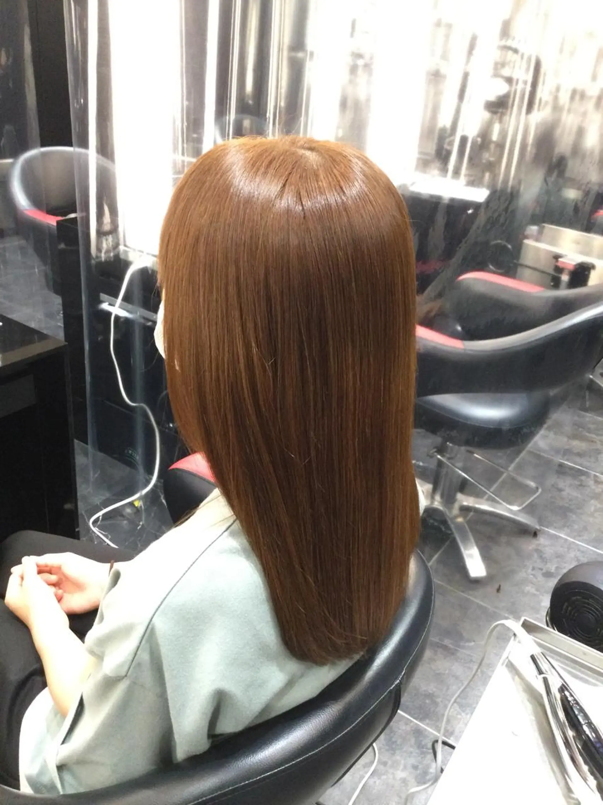 ロング カラー Annon プライベートサロンのヘアスタイル