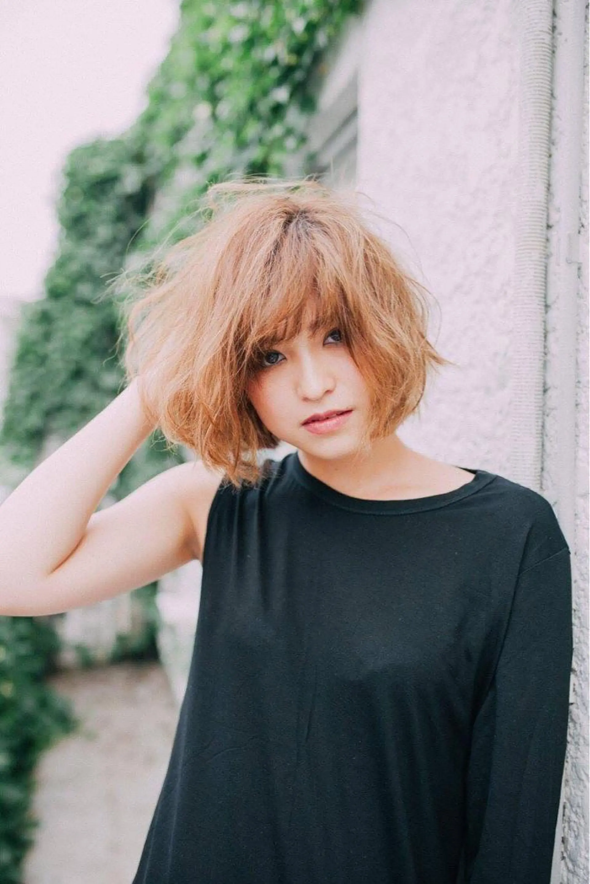 ミディアム ヘアカラー 佐藤 香織のヘアスタイル