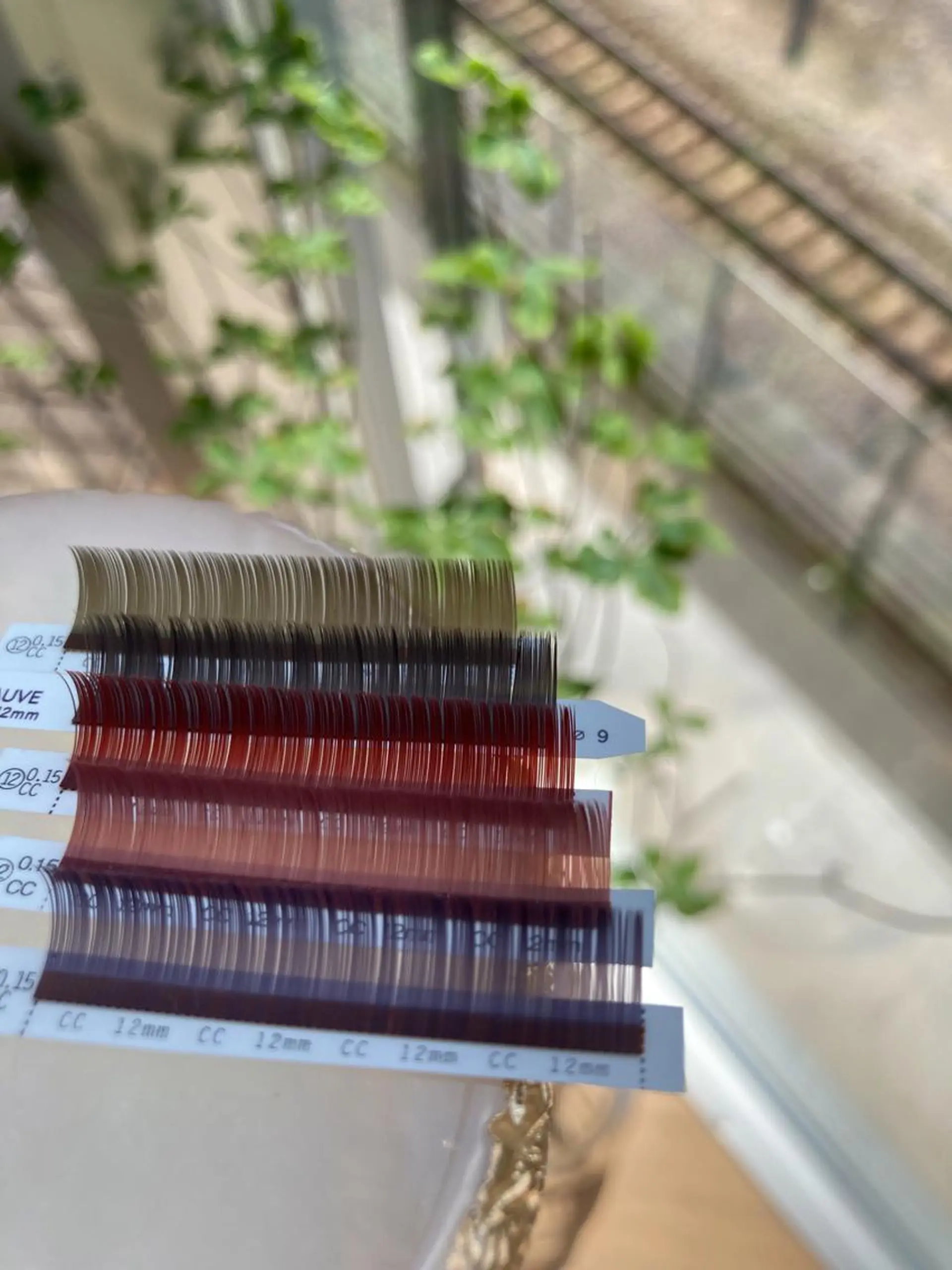 セミロング カラー ネイル マツエク・マツパ アイブロウ 𓊆ᶠᵉᵉʸ𓊇 ᶜᴴᴵᴴᴬᴿᵁのマツエク・マツパデザイン