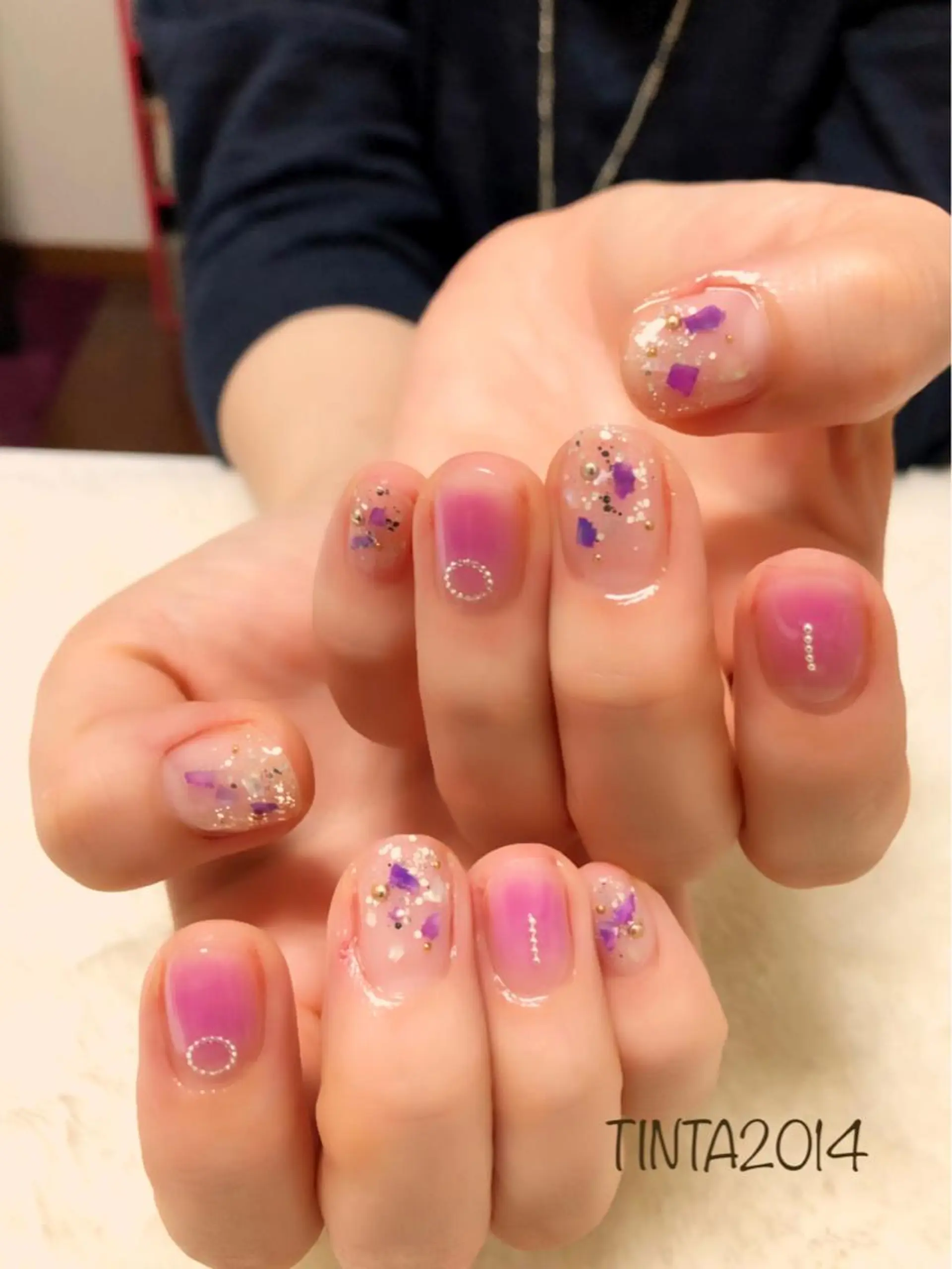 ネイル チークネイル 馬場 典子のネイルデザイン