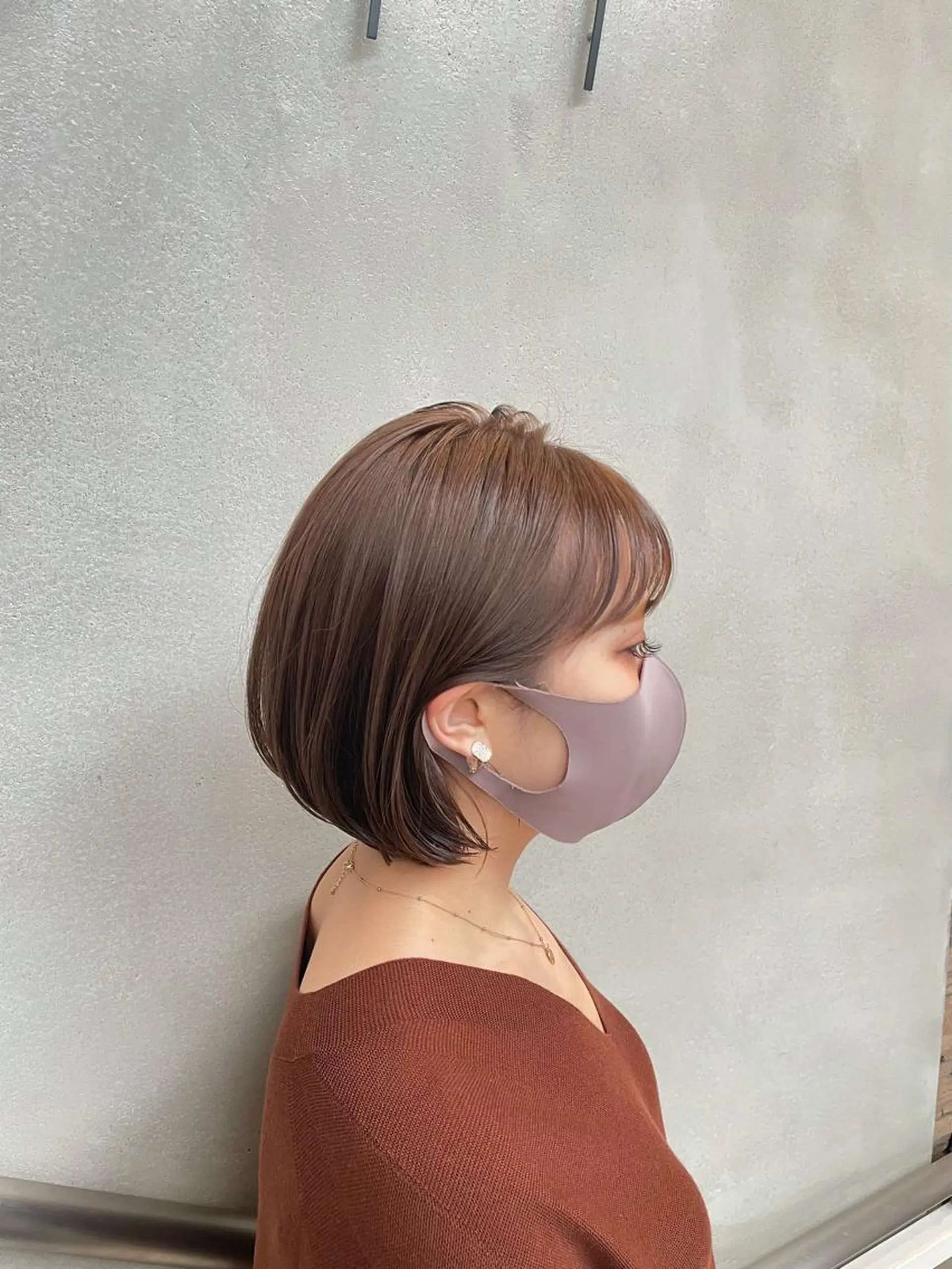 ミディアム カラー ベージュカラー ブリーチ ブリーチなしカラー 沖縄/ヘアアレンジ /ナカノのヘアスタイル