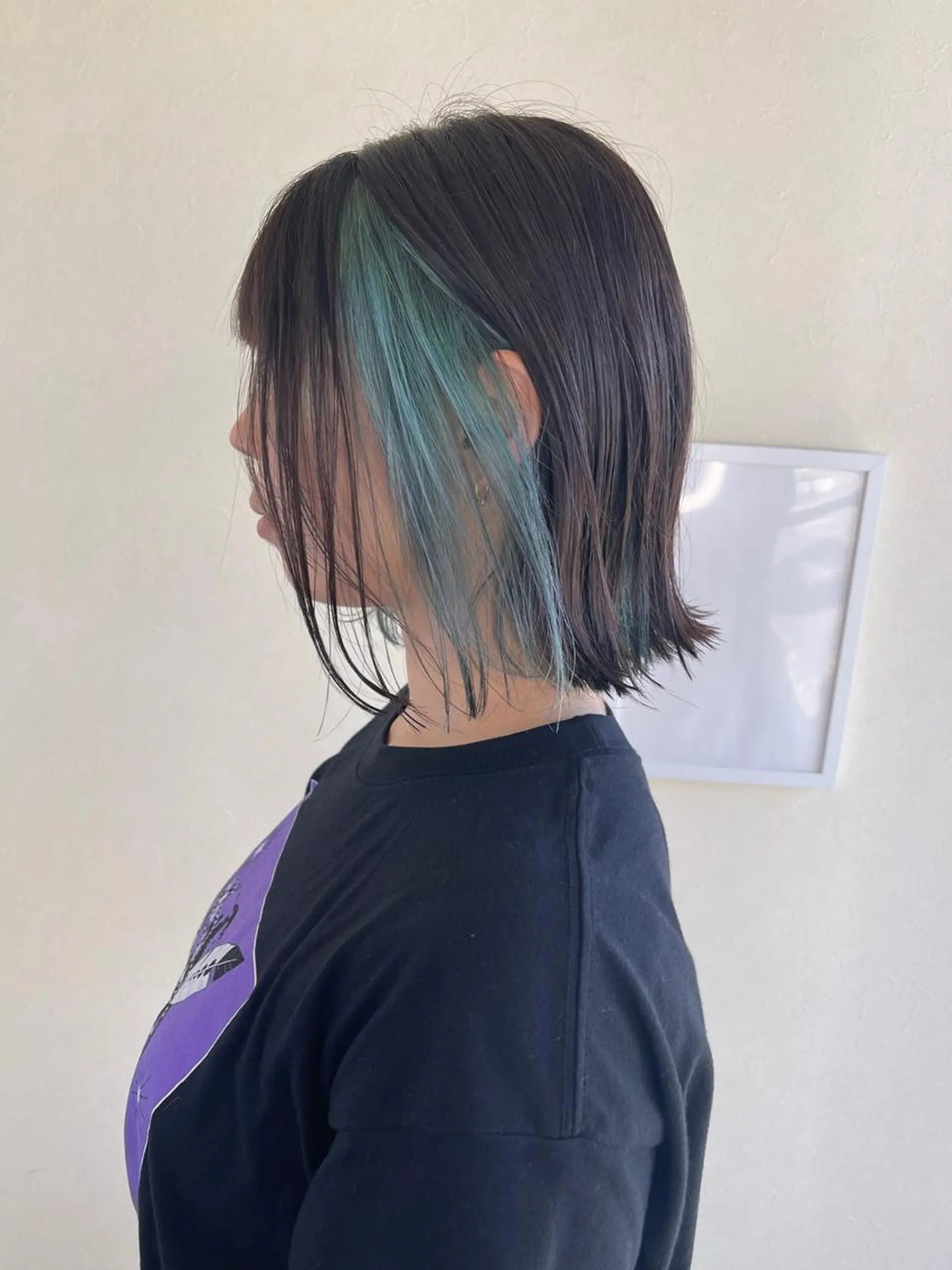 ミディアム ハイライトカラー✨ グレージュ✨鎌倉光洋のヘアスタイル