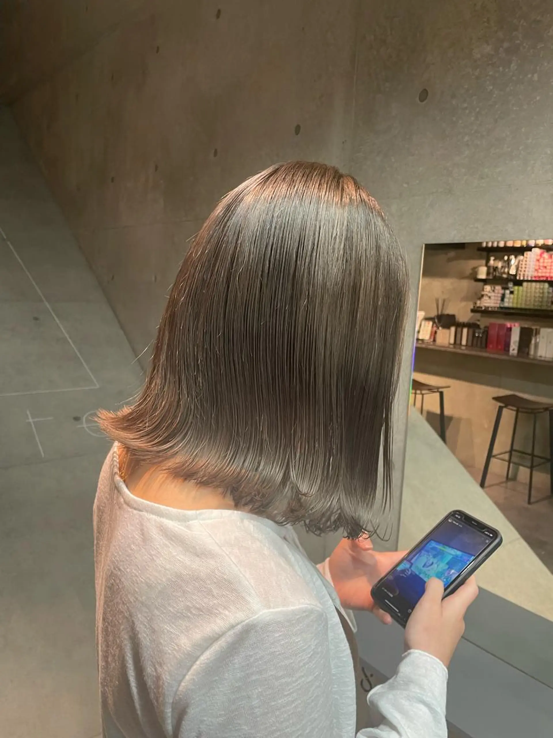 セミロング カラー ヘアカラー トリートメント wehlen_ keisukeのヘアスタイル