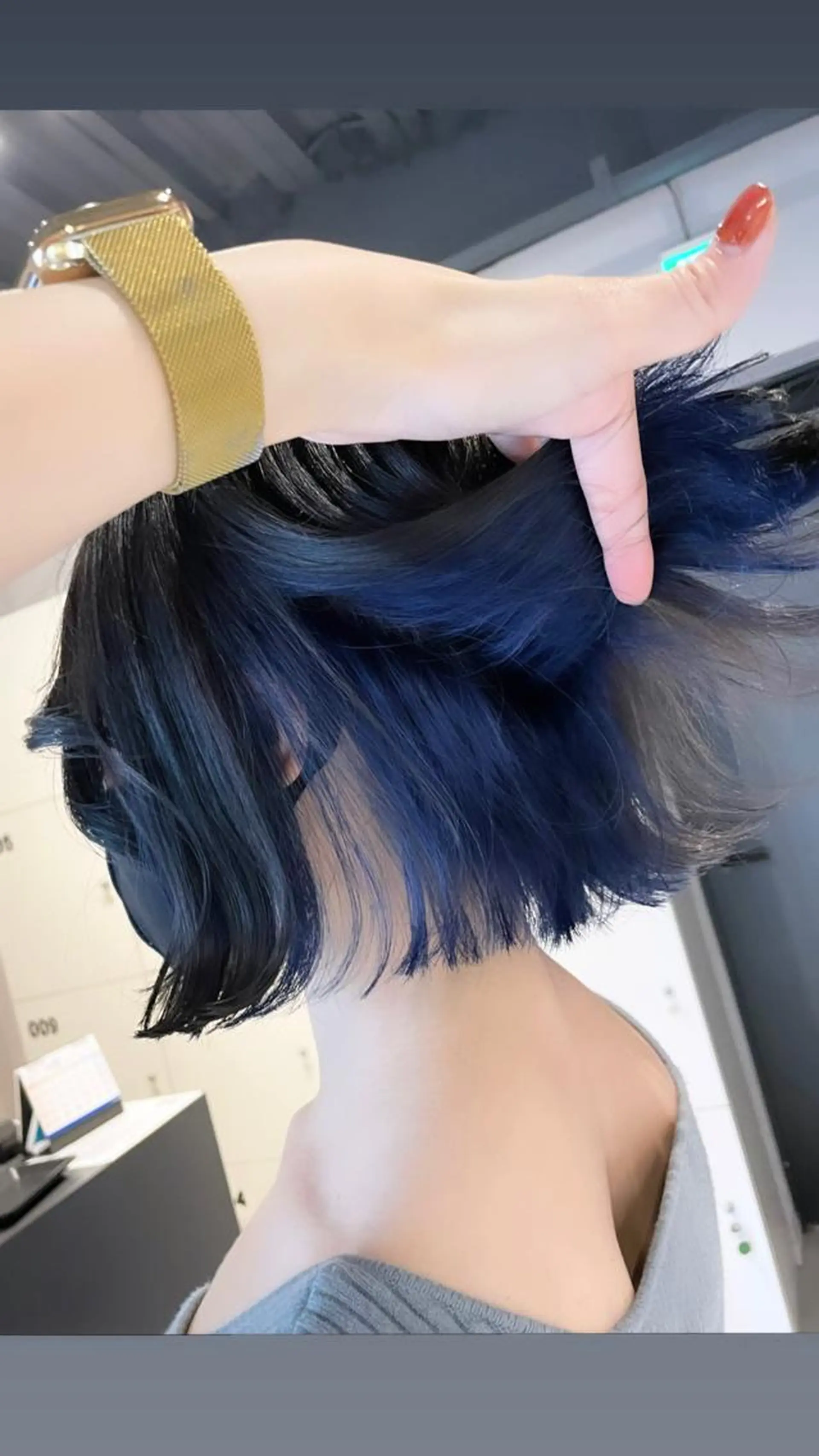 ショート カラー インナーカラー ブリーチ👩‍🦳/ ‪✂︎MANAMIのヘアスタイル