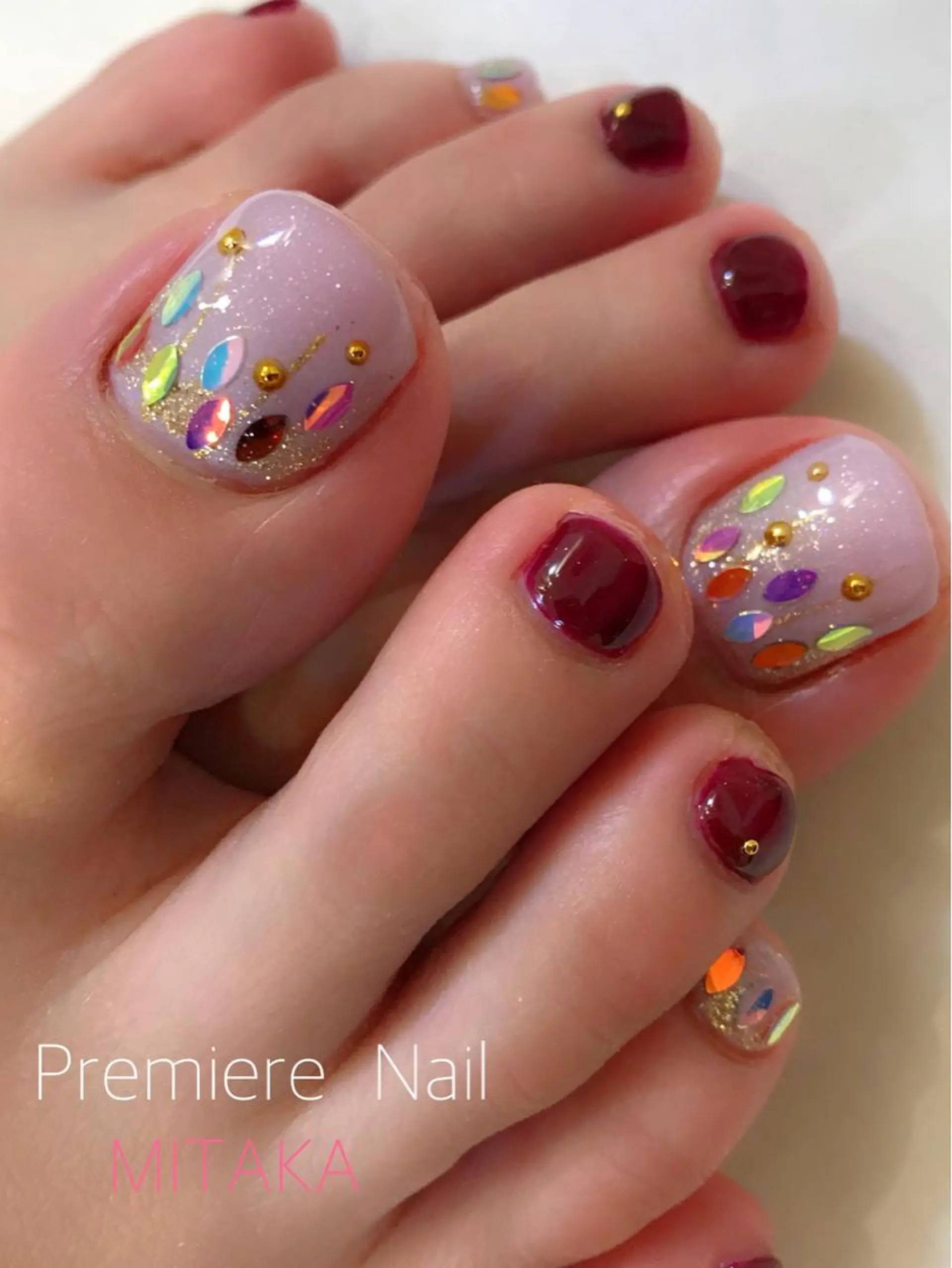 ネイル アートネイル フットネイル ジェルネイル Premiere Nail商店街店のネイルデザイン