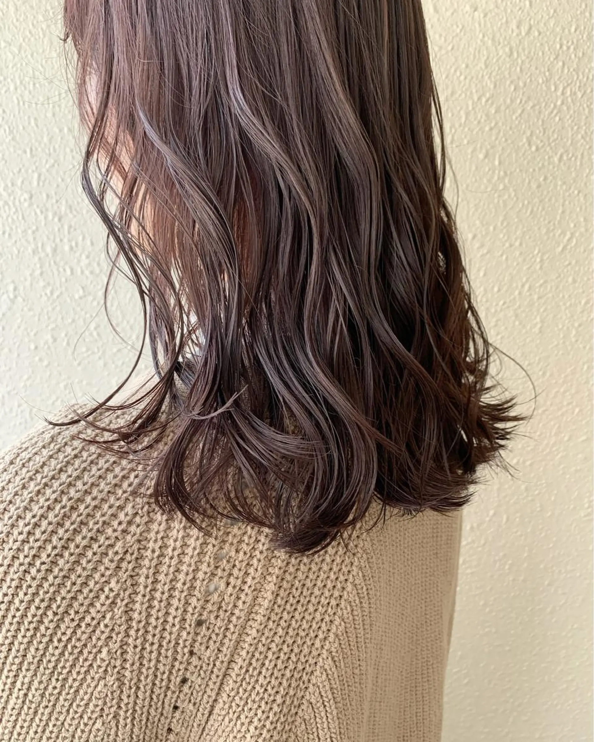 セミロング カラー ピンクカラー ヘアカラー mina🪐立川駅/ 無料ショートカットのヘアスタイル