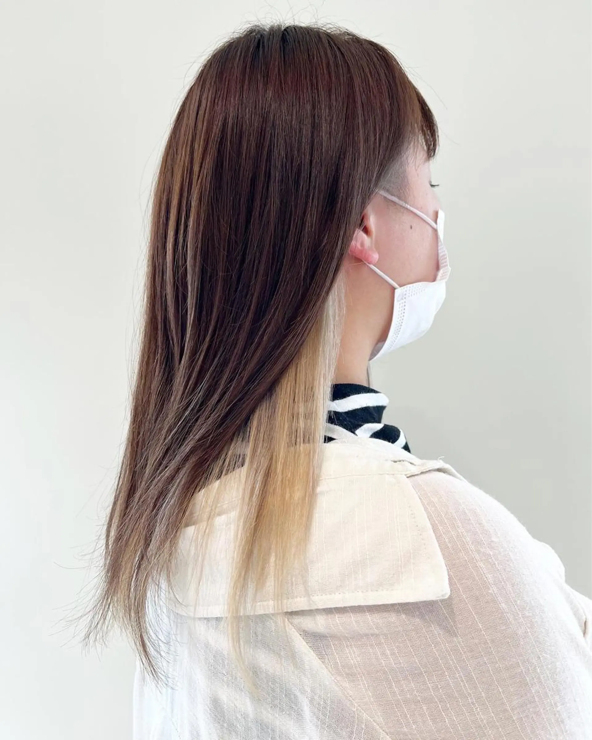 セミロング EARTH長岡 🌼渡辺まい🌼のヘアスタイル