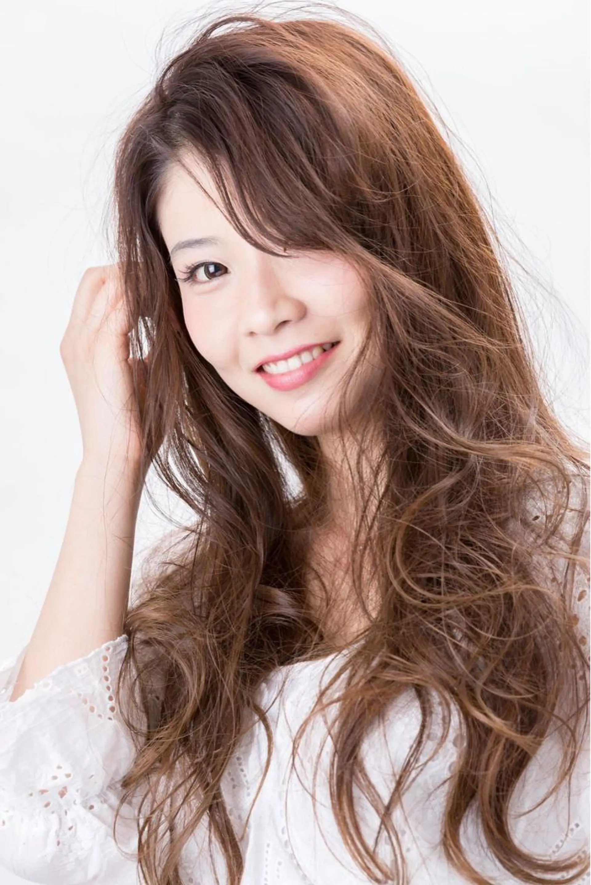 ロング 髪質改善ストレート、 カラー清野雄大のヘアスタイル