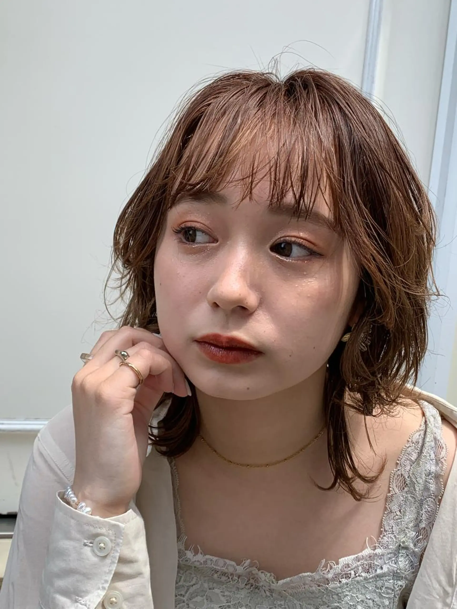 ミディアム 大人デザイン 🍃MORIKA🍃のヘアスタイル