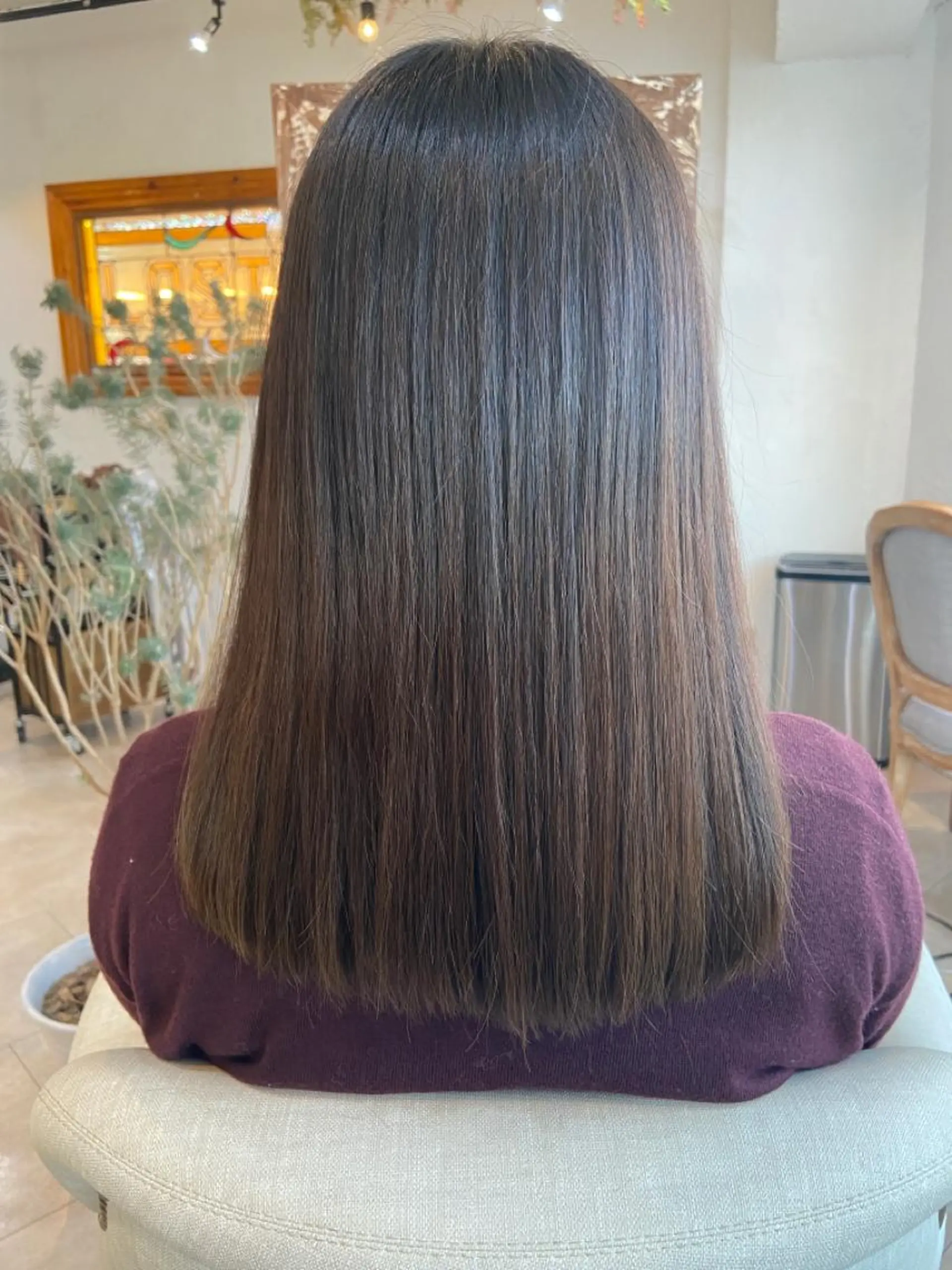 ロング カラー 宮本 玲那のヘアスタイル