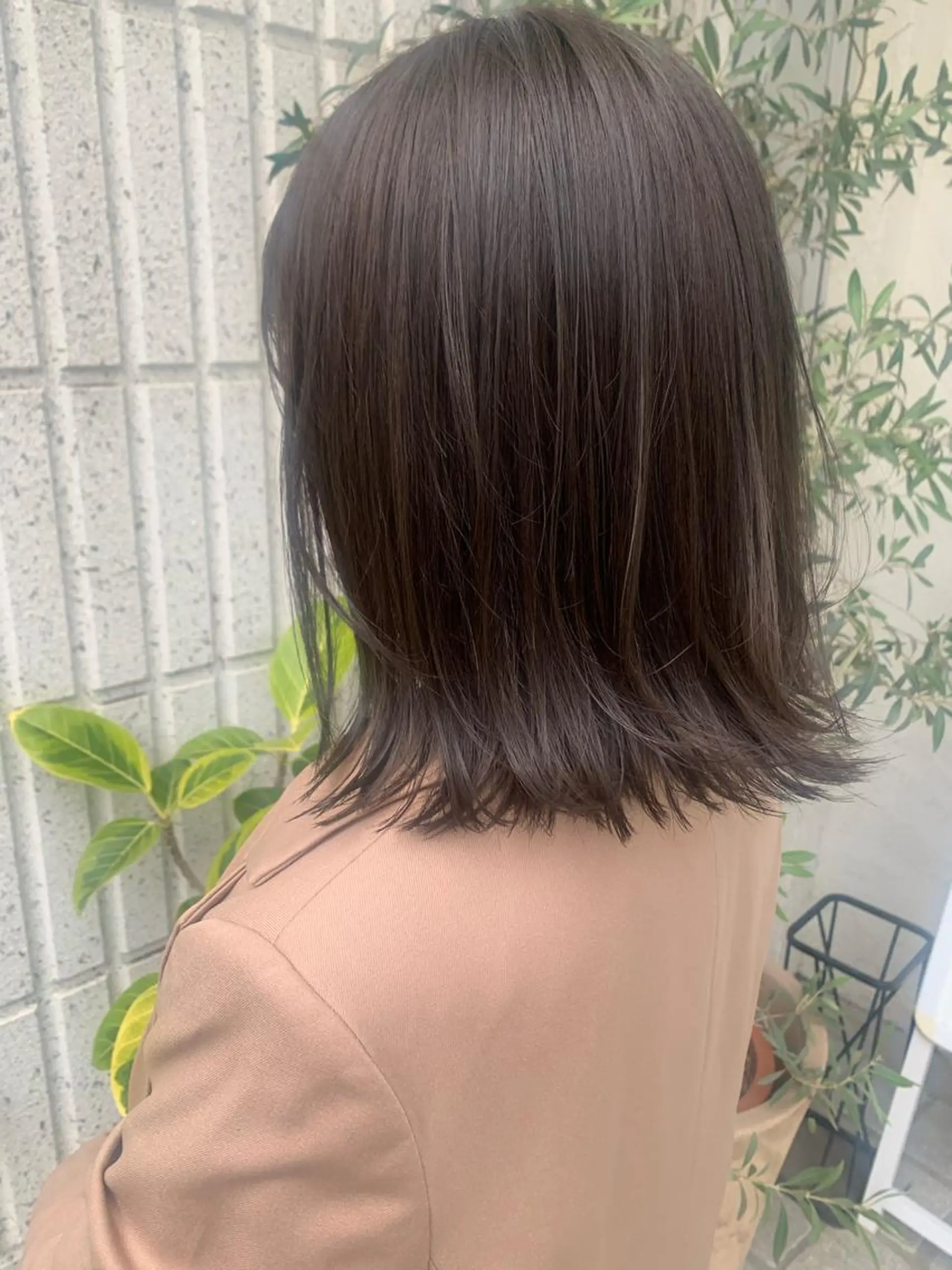 ミディアム カラー アッシュ 透明感カラー stylist  ＊ mahoのヘアスタイル