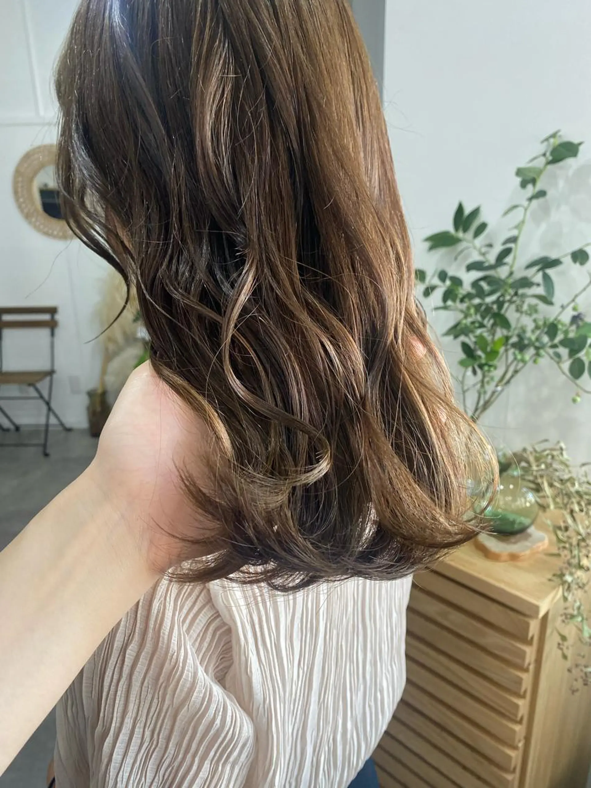 ミディアム カラー ヘアアレンジ ひなの .のその他イメージ