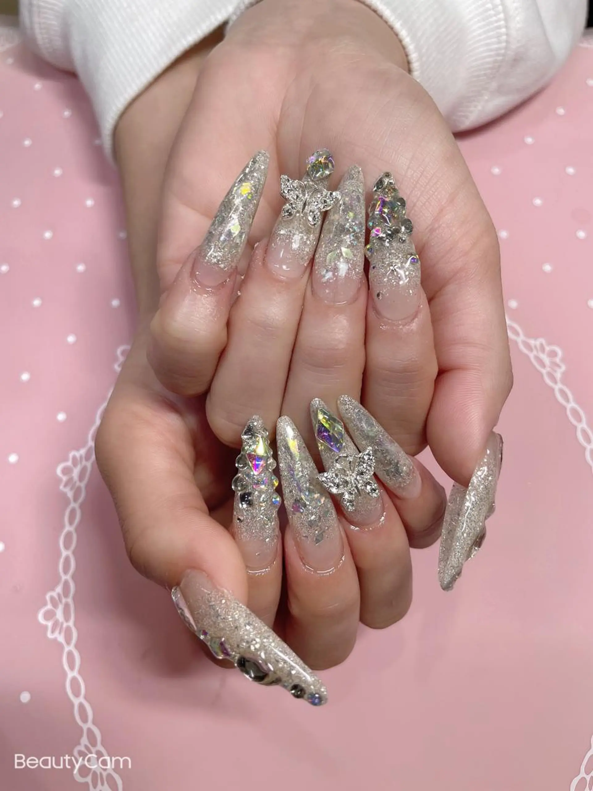 ロング ネイル ハンドネイル 《LB》ラブリエ Nail&eyeのマツエク・マツパデザイン