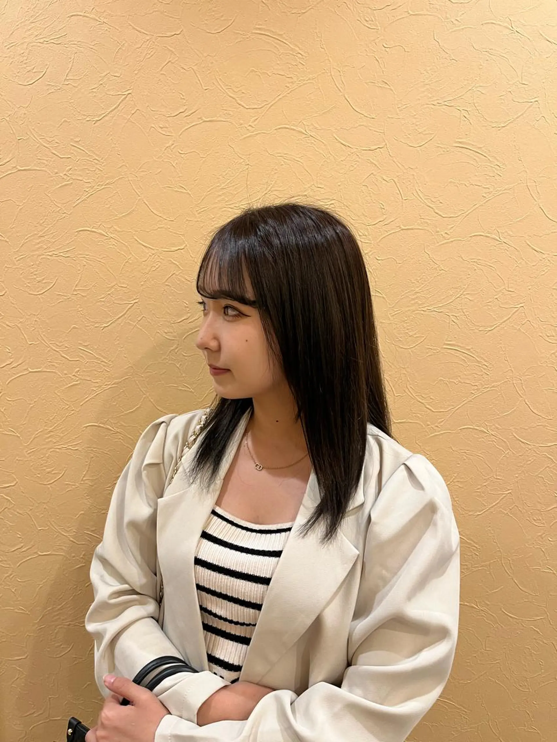 ミディアム ☁️彦坂唯有/ 透明感カラー☁️のヘアスタイル