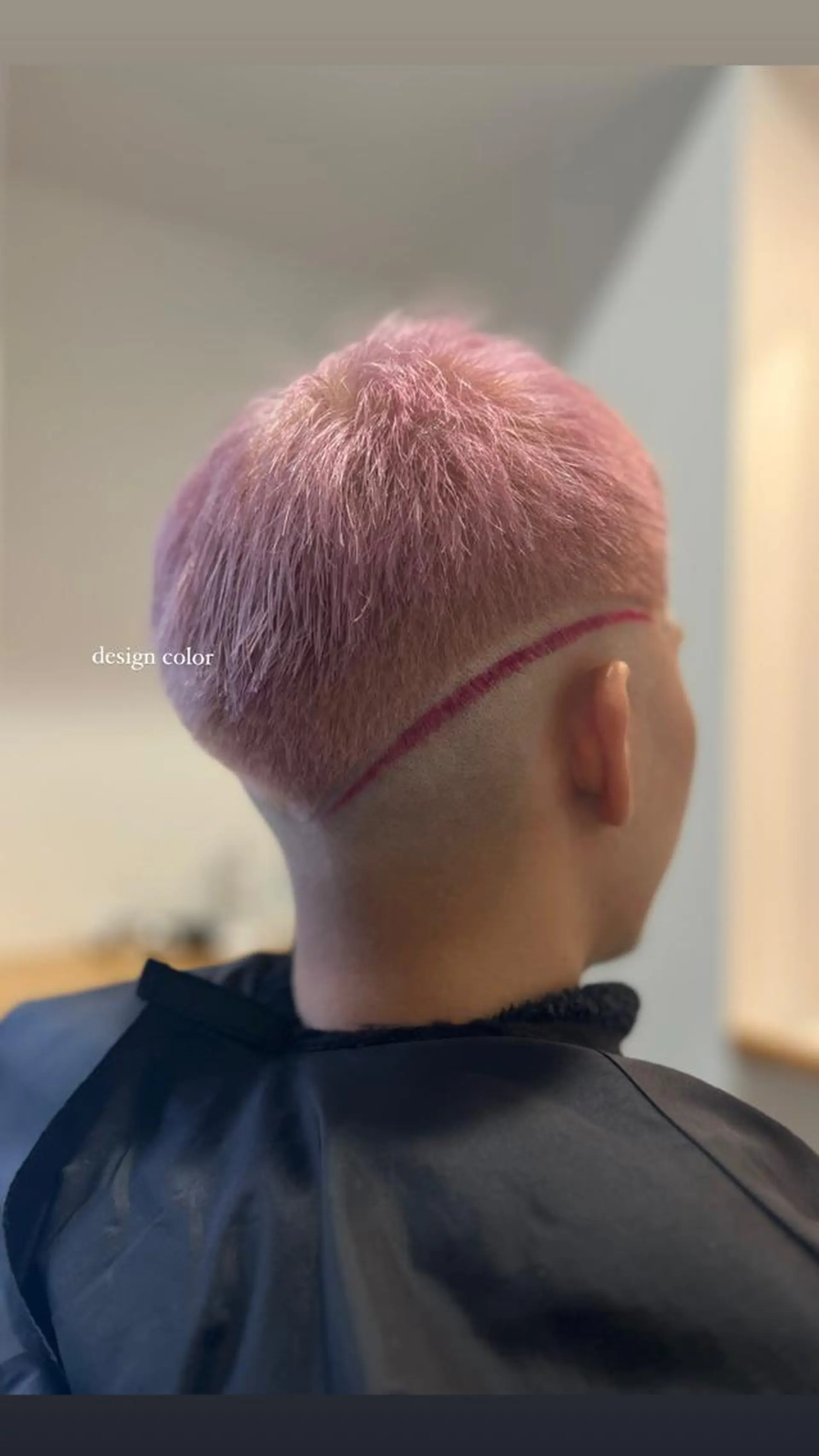 メンズ メンズハイトーン saki/メンズパー マ・デザインカラーのヘアスタイル