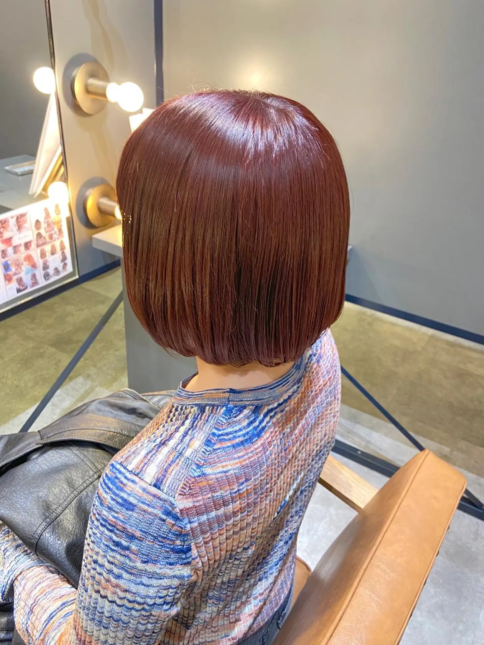 ショート カラー ピンクカラー THINK SHOP sakiのヘアスタイル