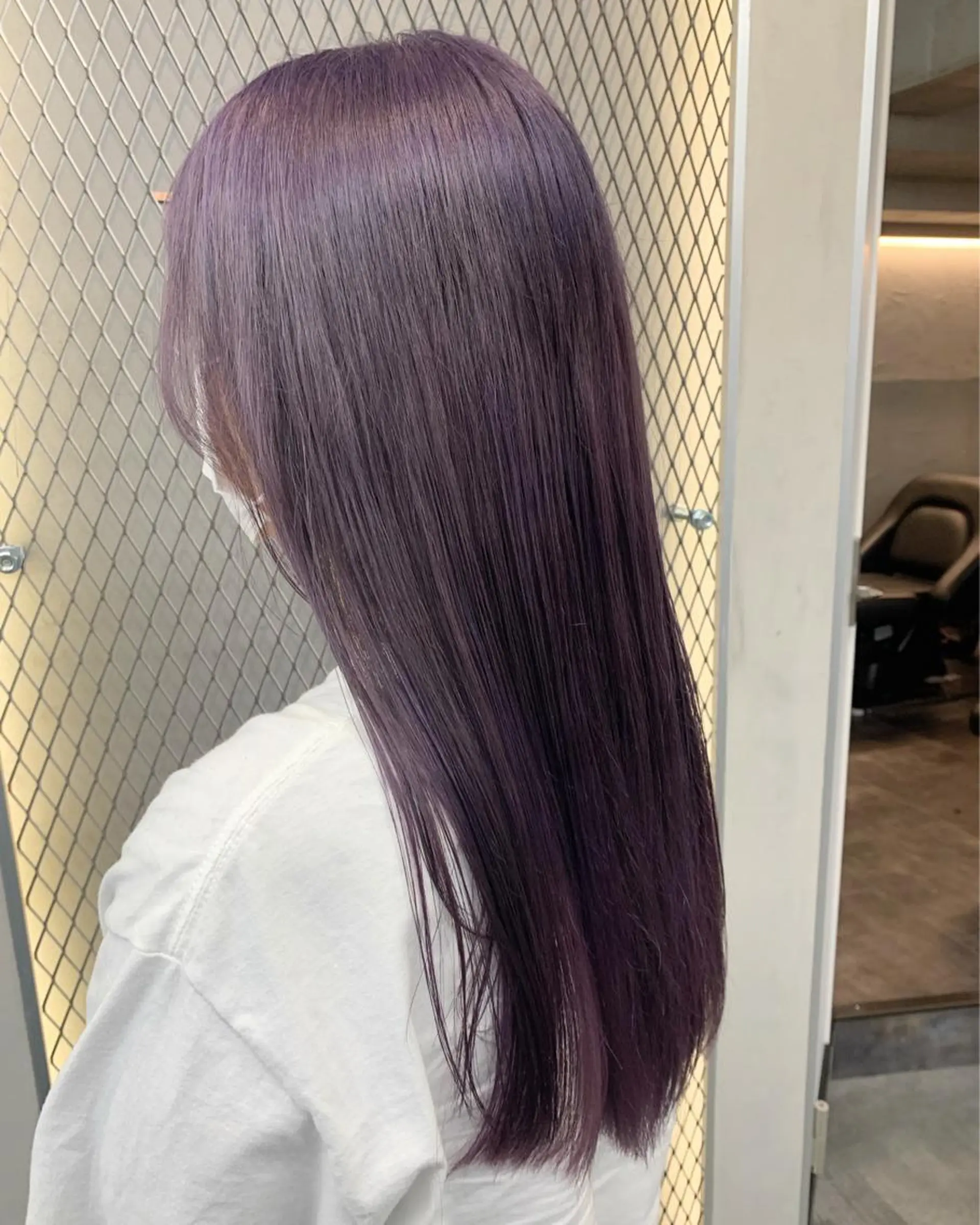 ロング カット ヘアカラー トリートメント Haru/THREE …by velvetのヘアスタイル