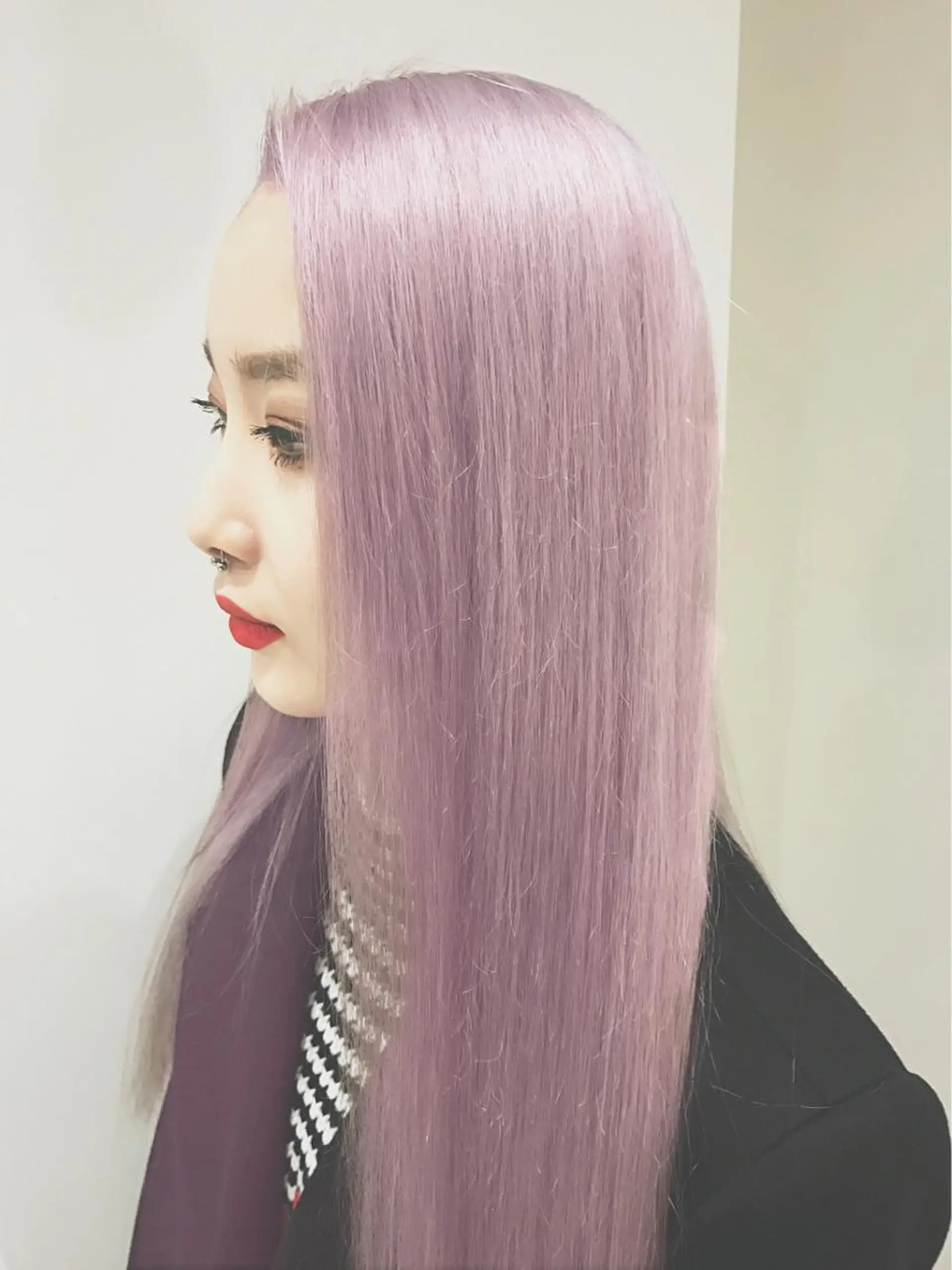 ロング カラー ピンクカラー インナーエクステ渋谷 🦋KAJIのヘアスタイル