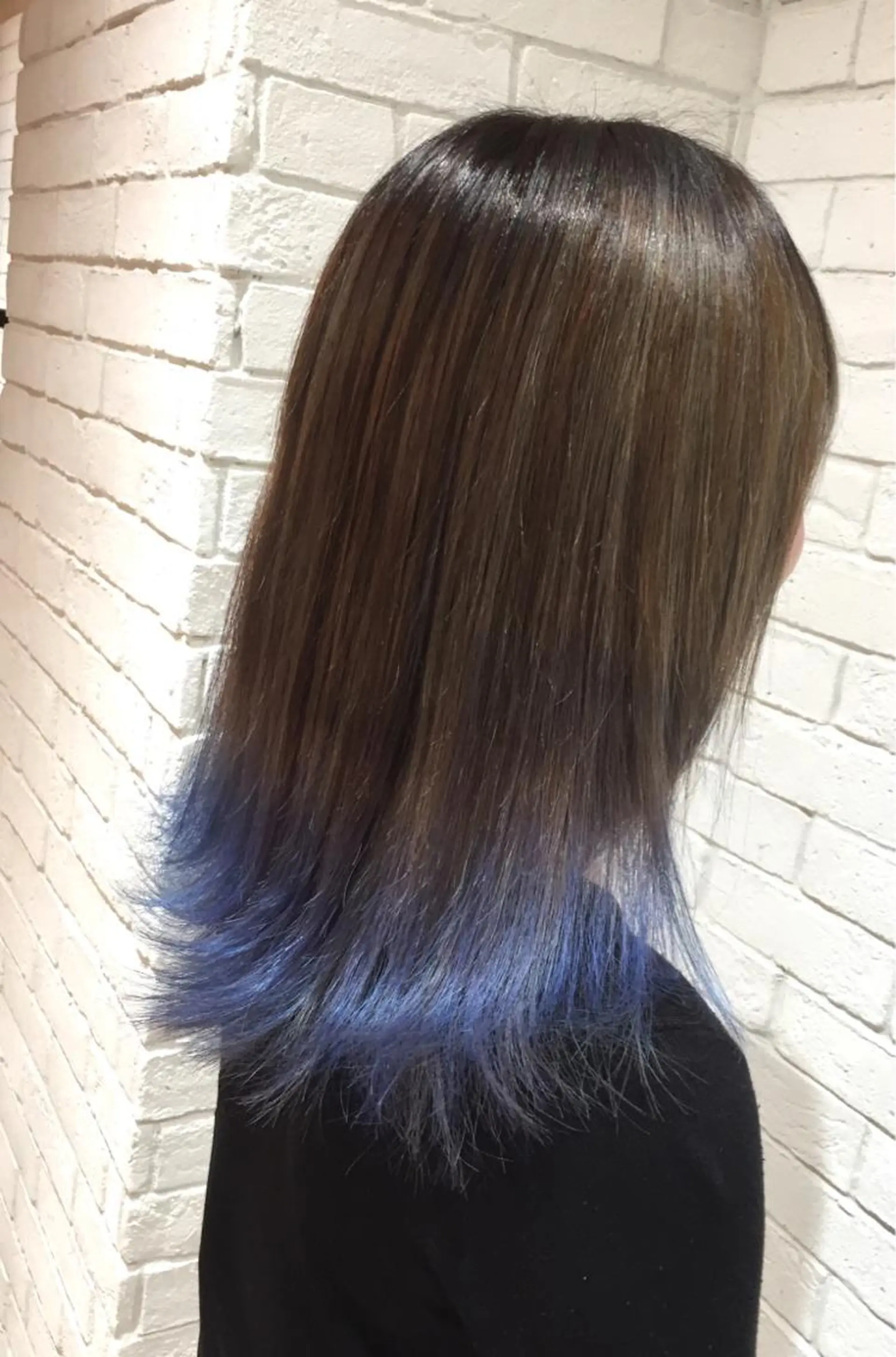 ミディアム カラー カラーアンドケアリタ kitamuuuのヘアスタイル