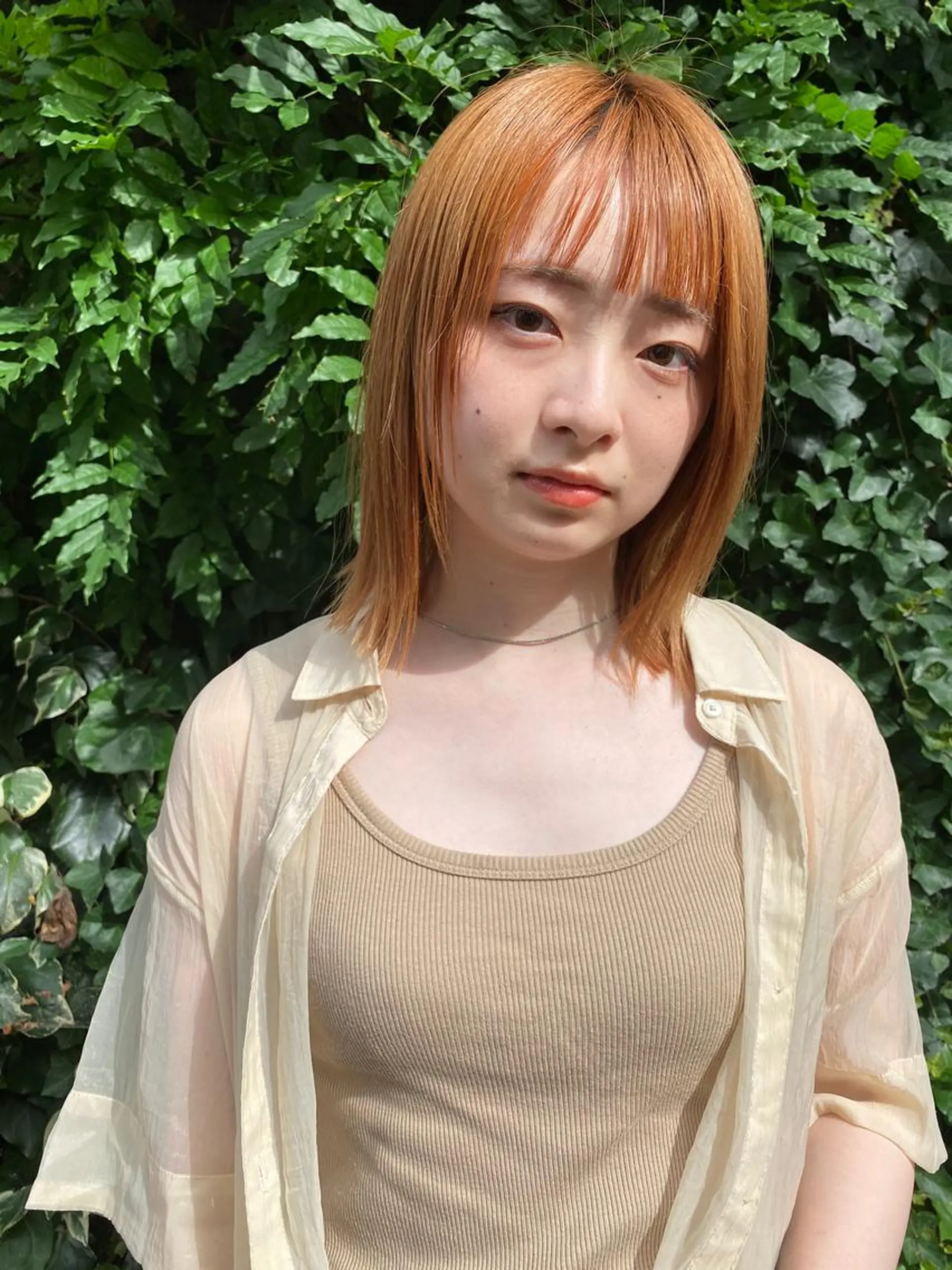 ミディアム 田川 弥空のヘアスタイル