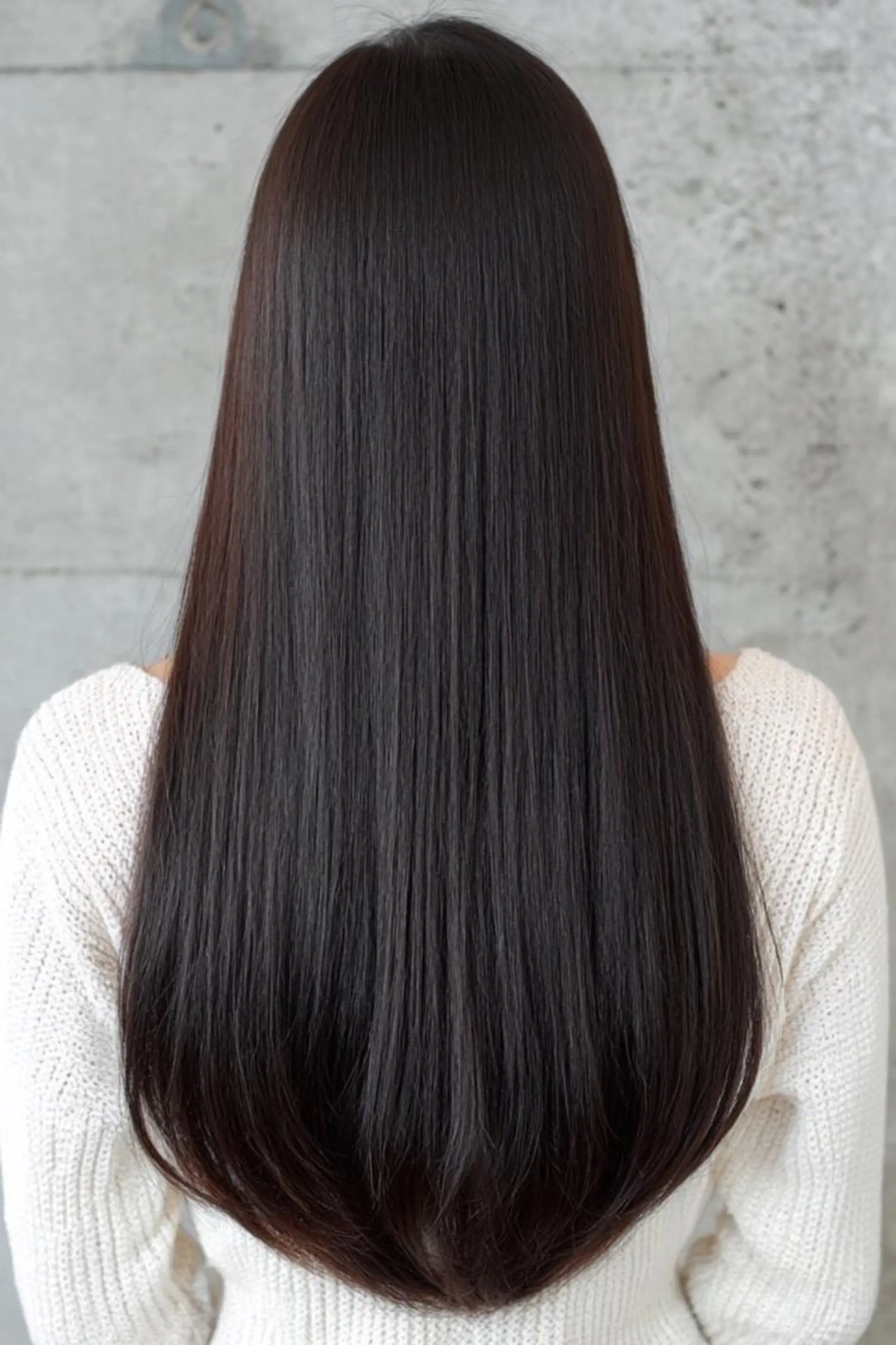 ロング カット 縮毛矯正 トリートメント YOCCHI ヘアデザイナーのヘアスタイル