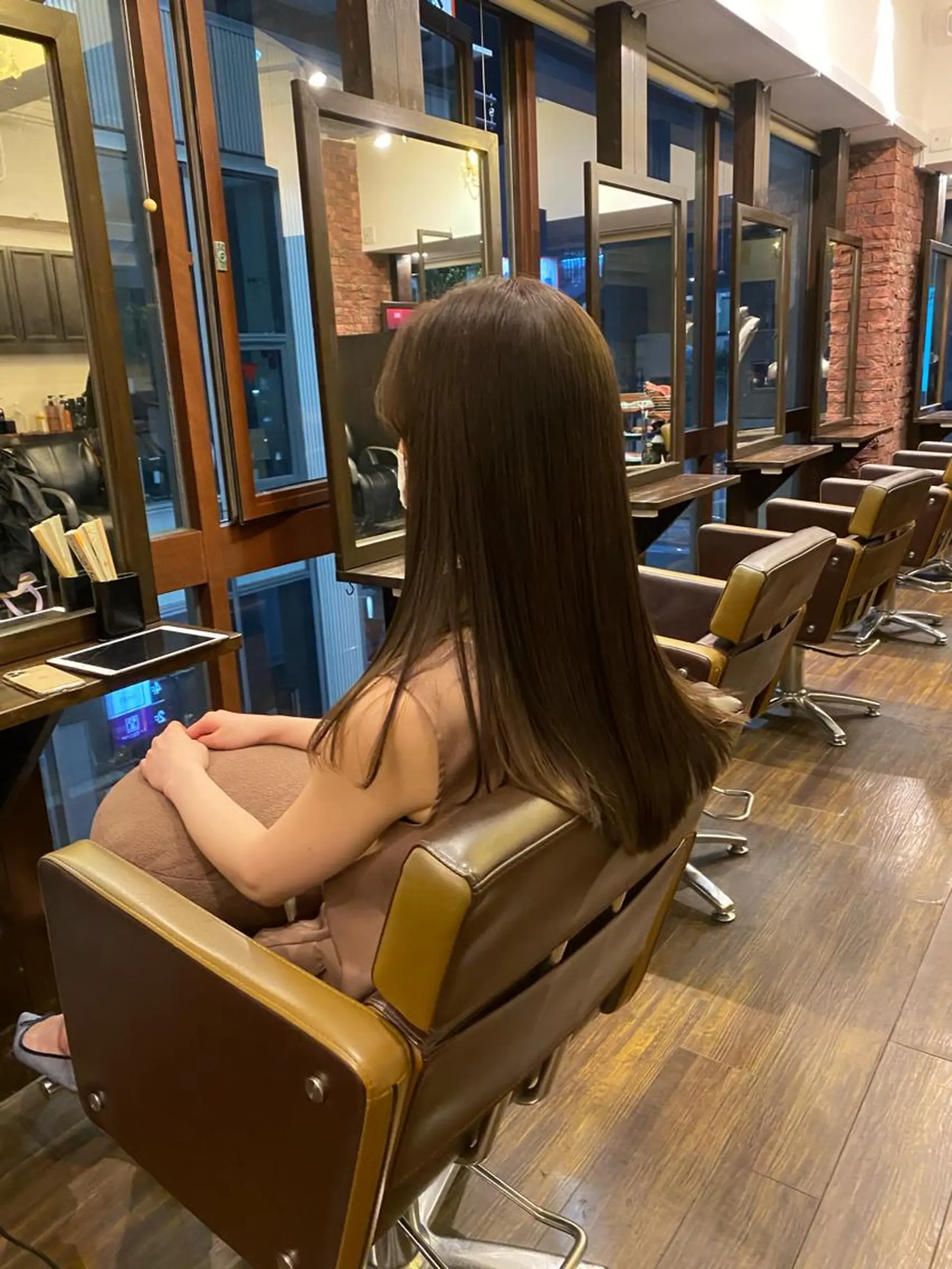 ロング シアーベージュ トリートメント ヘアカラー トリートメント ヘアセット 【代表】 🌟MASA🌟美髪のヘアスタイル