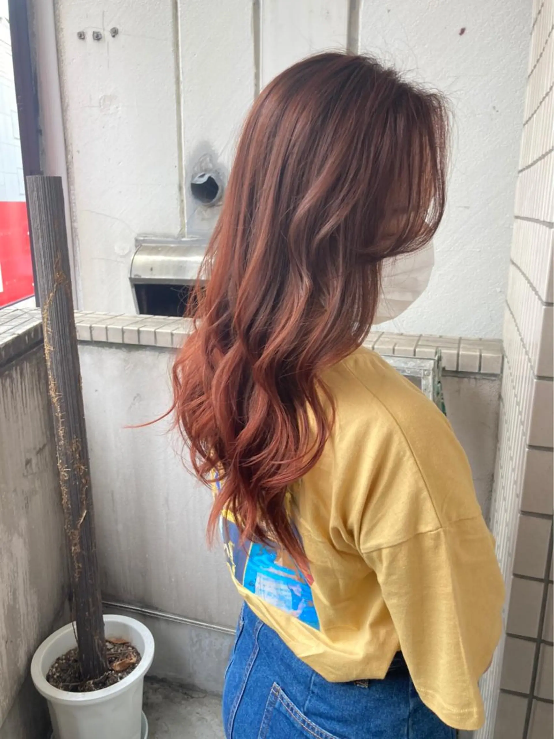 ロング カラー ヘアカラー 高橋 奈津沙のヘアスタイル