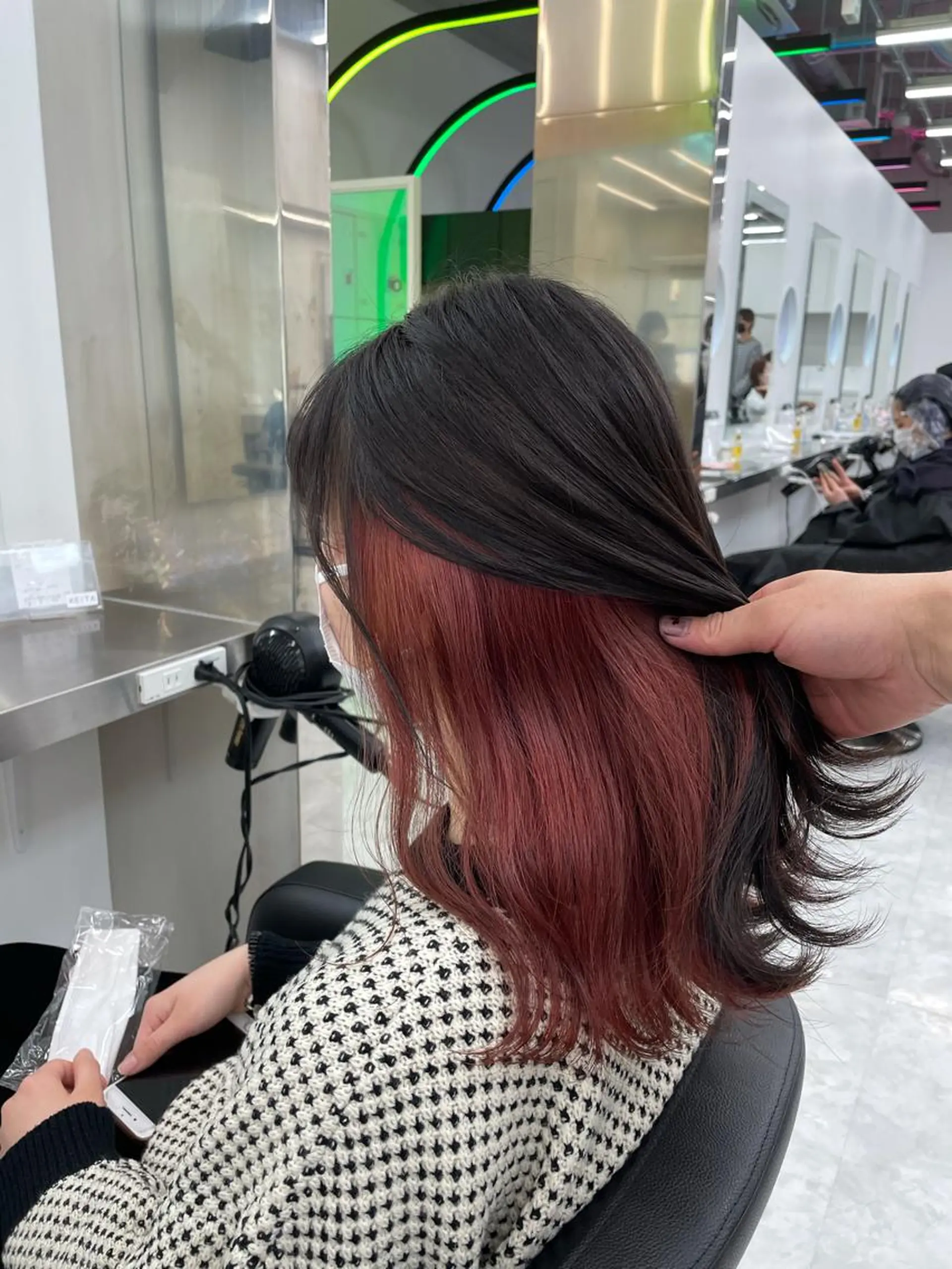ロング カラー ヘアアレンジ 縮毛矯正/髪質改善/ ブリーチ毛/木元渓太のヘアスタイル