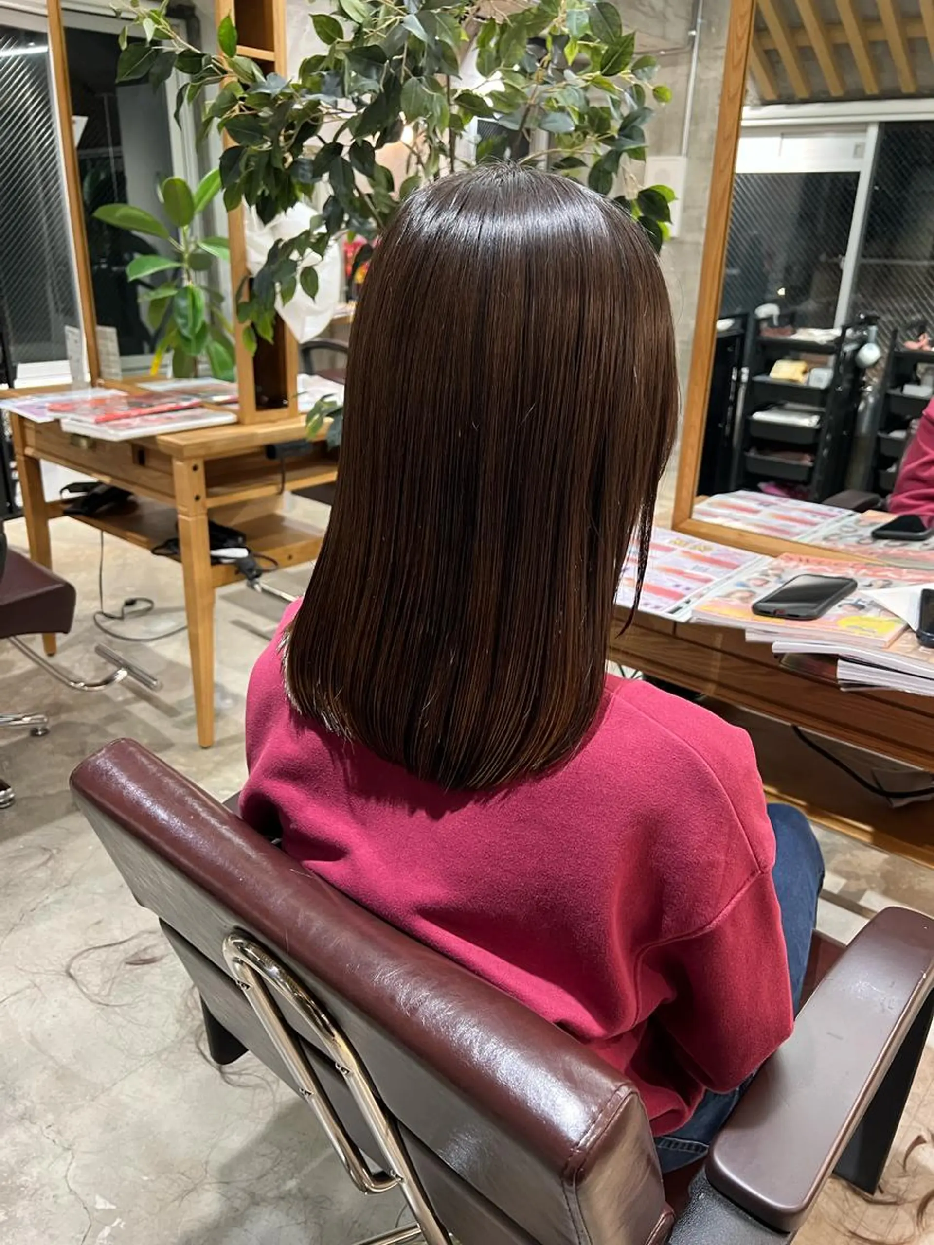 ミディアム 縮毛矯正 縮毛矯正 TONUKOA RUA下北沢店【トヌコア ルア】所属・丸山璃子 /パーマ/レイヤーのヘアスタイル