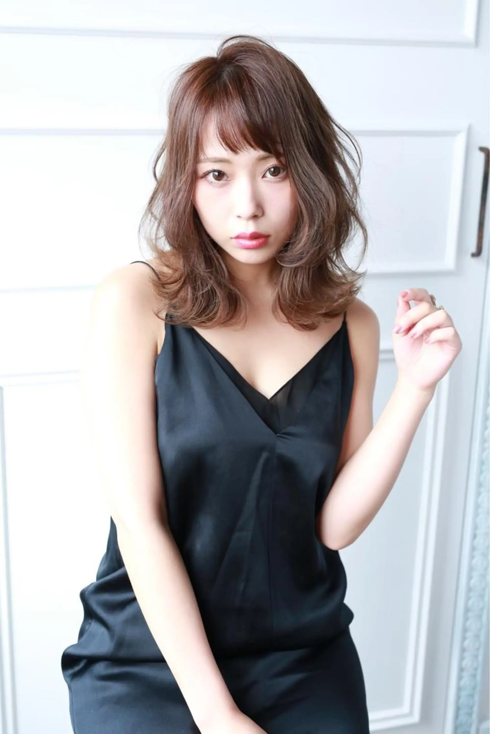 ミディアム 韓国ヘア🕊村上 ののこ🕊のヘアスタイル