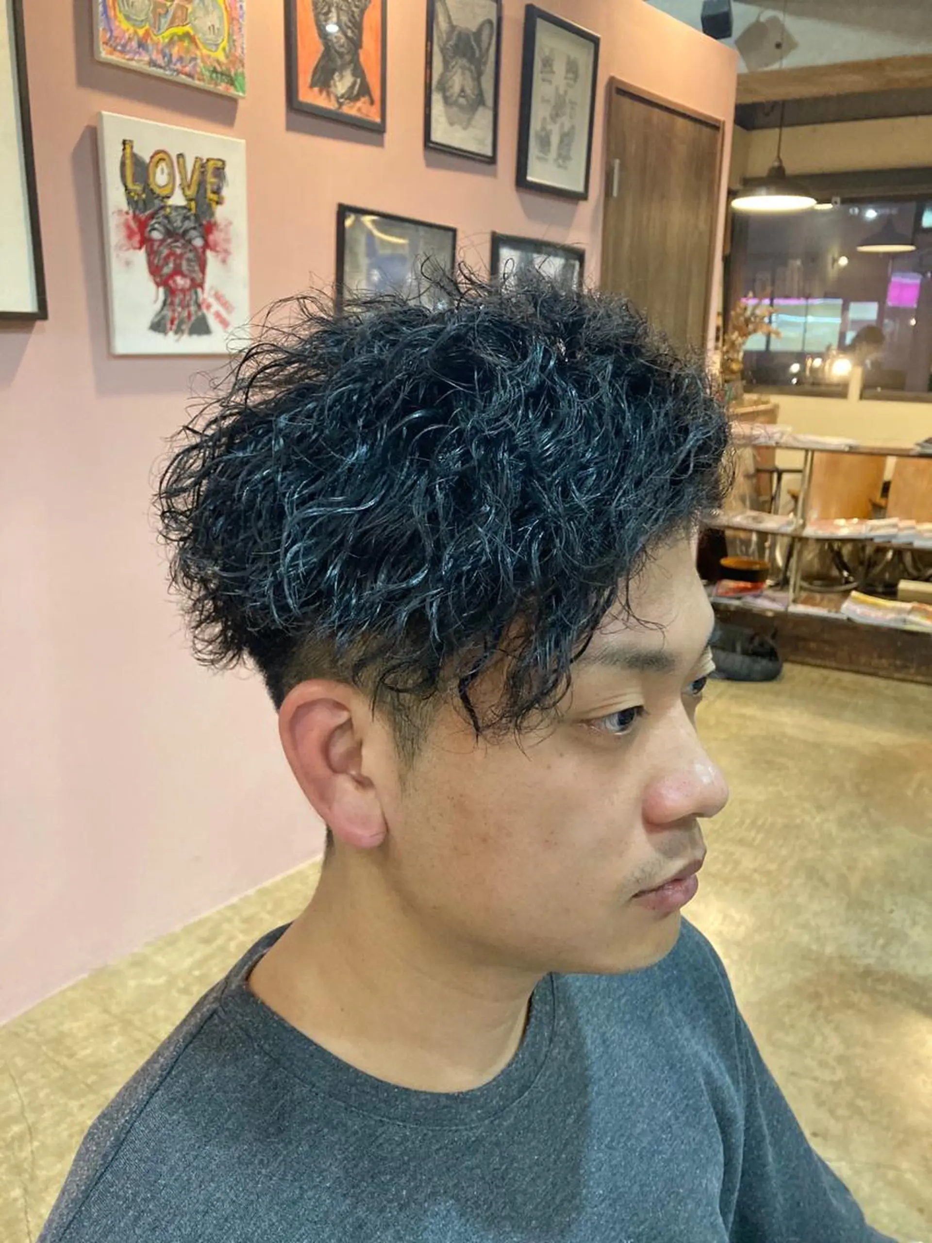 パーマ メンズ ISUTA　中村 翔のヘアスタイル