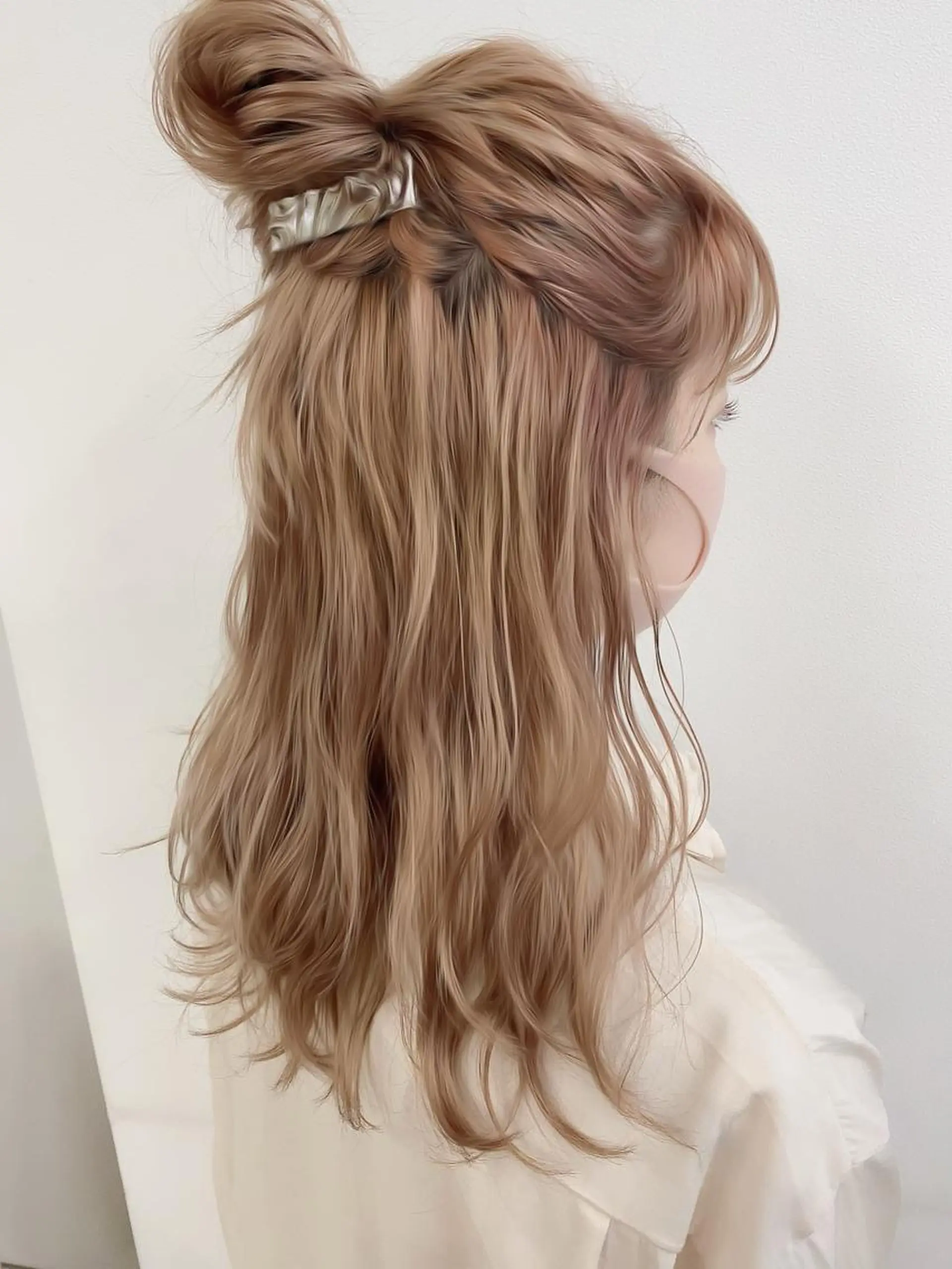 ミディアム カラー パーマ ヘアアレンジ ✨艶髪✨ 奈須晴香のヘアスタイル