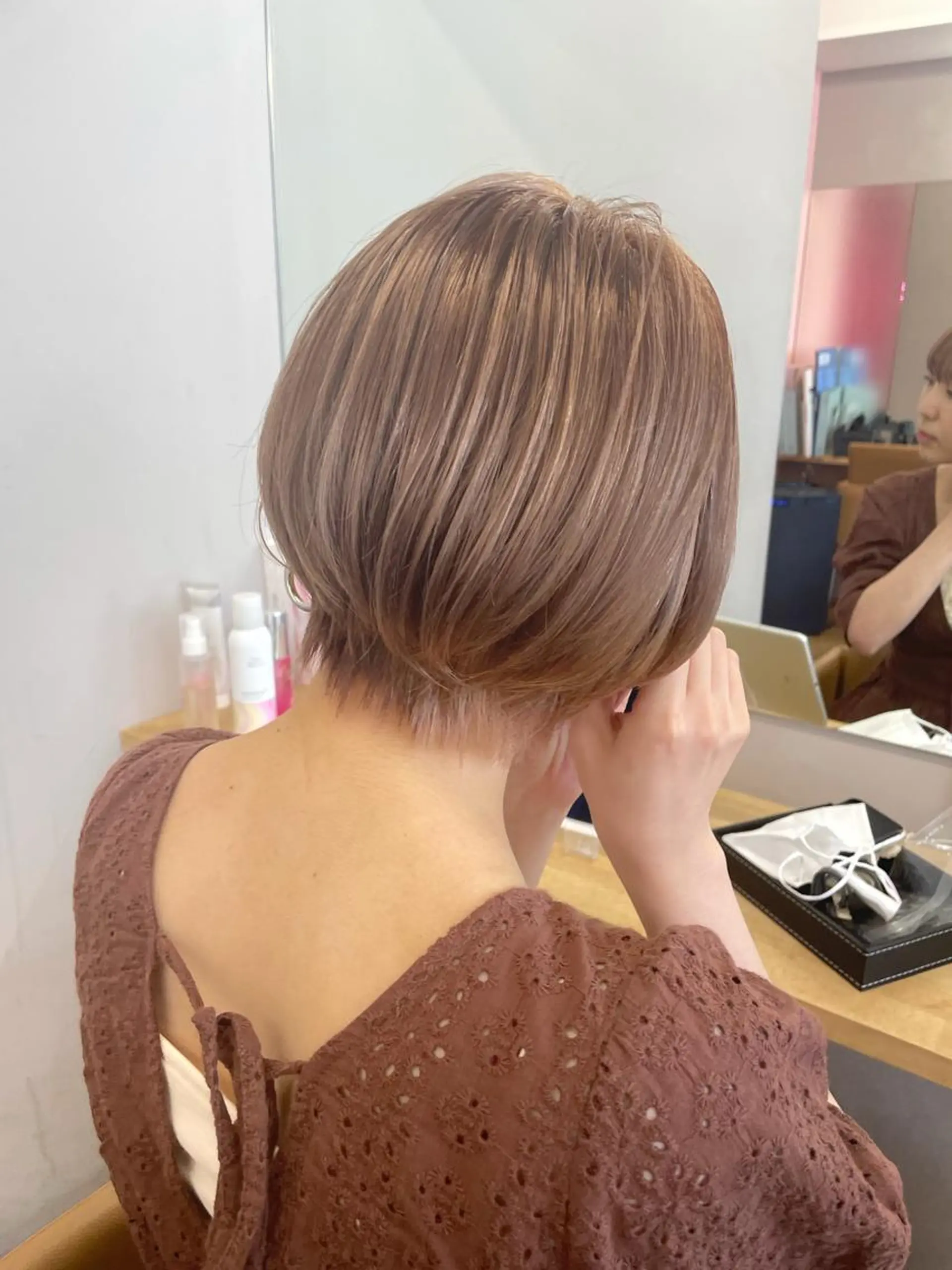 ショート カラー 関 京磨のヘアスタイル