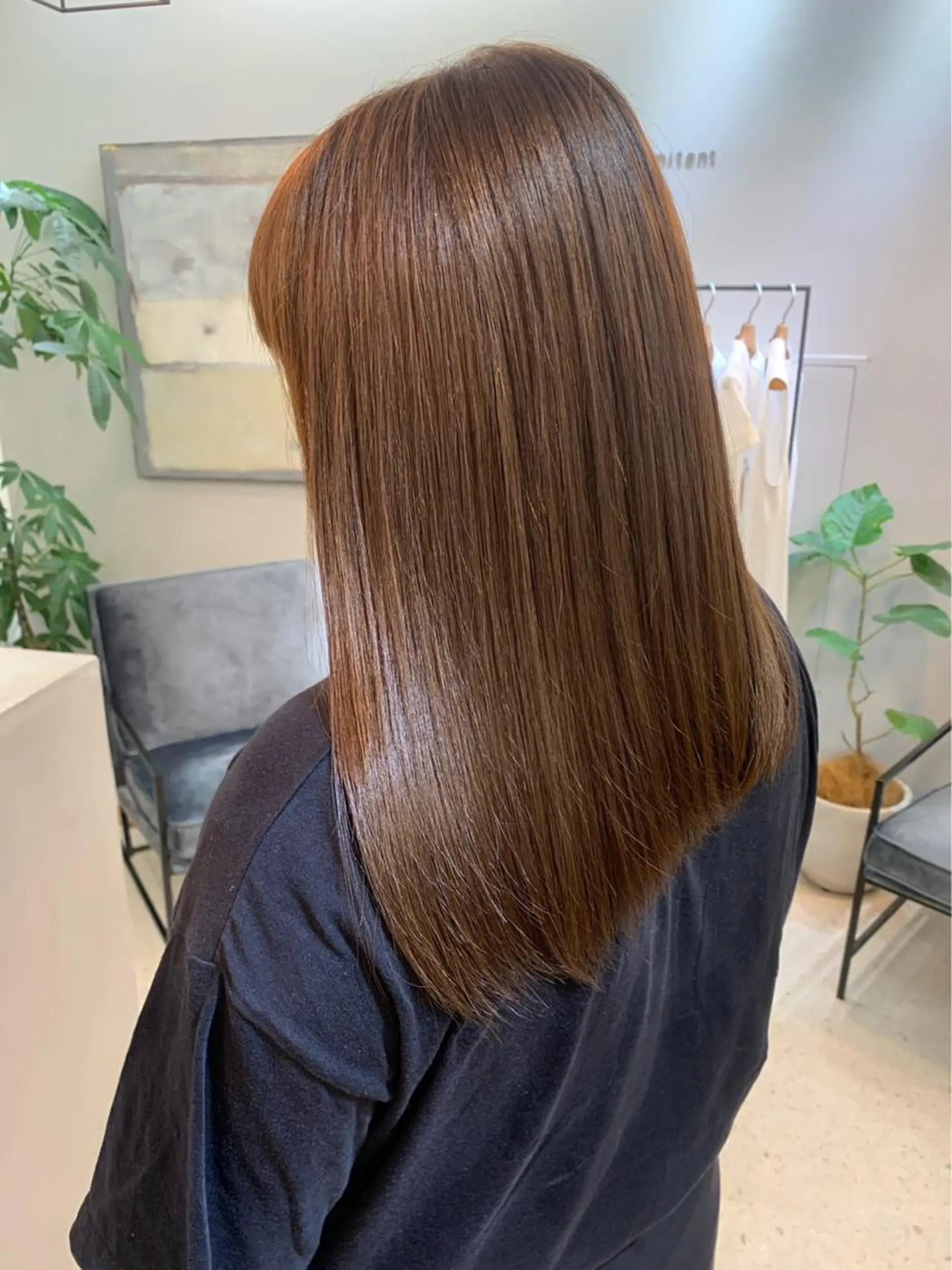 セミロング カラー 阪急/箕面/髪質改善 /千夏のヘアスタイル