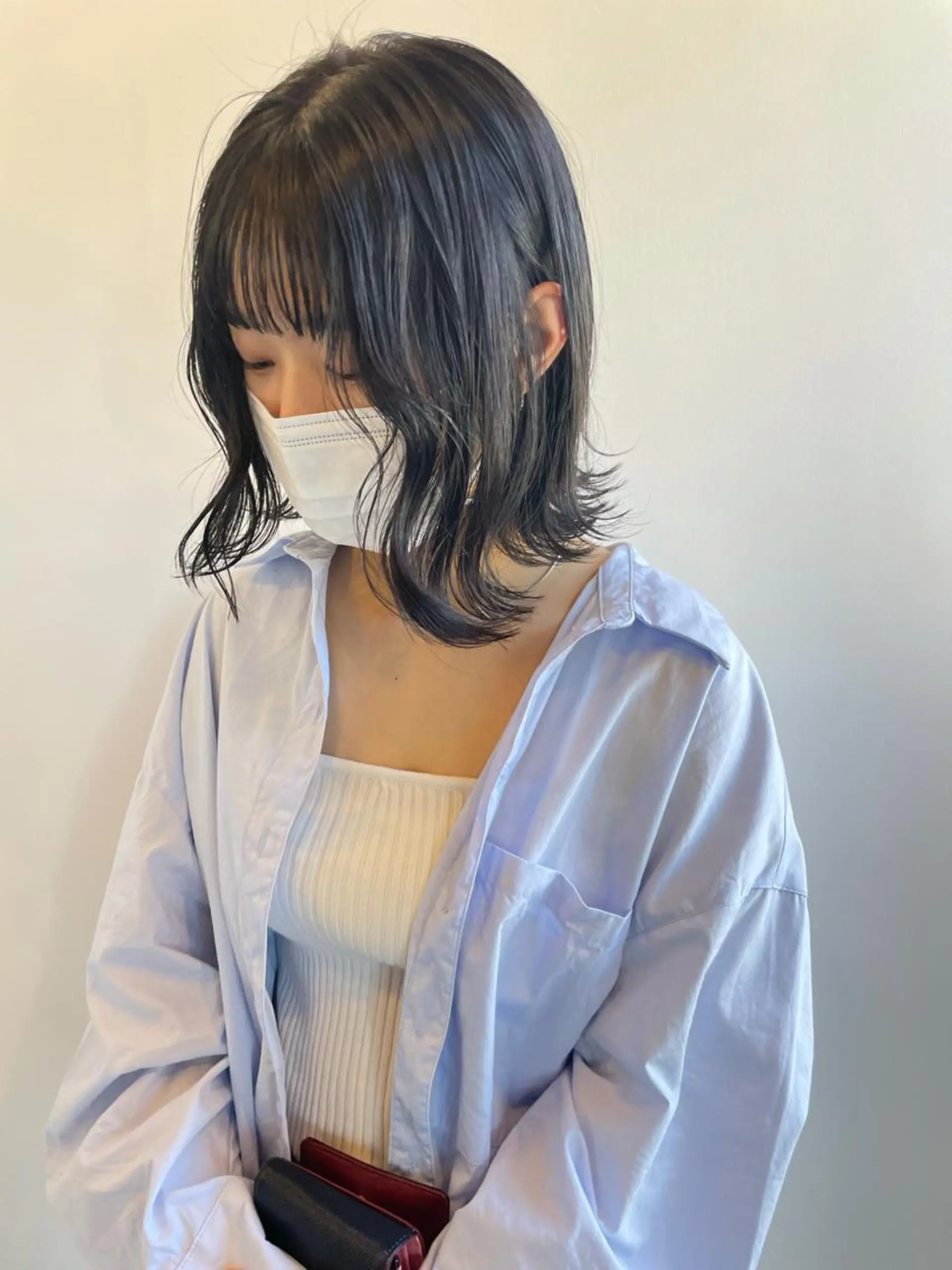 ミディアム カラー 今井 聖玲奈のヘアスタイル