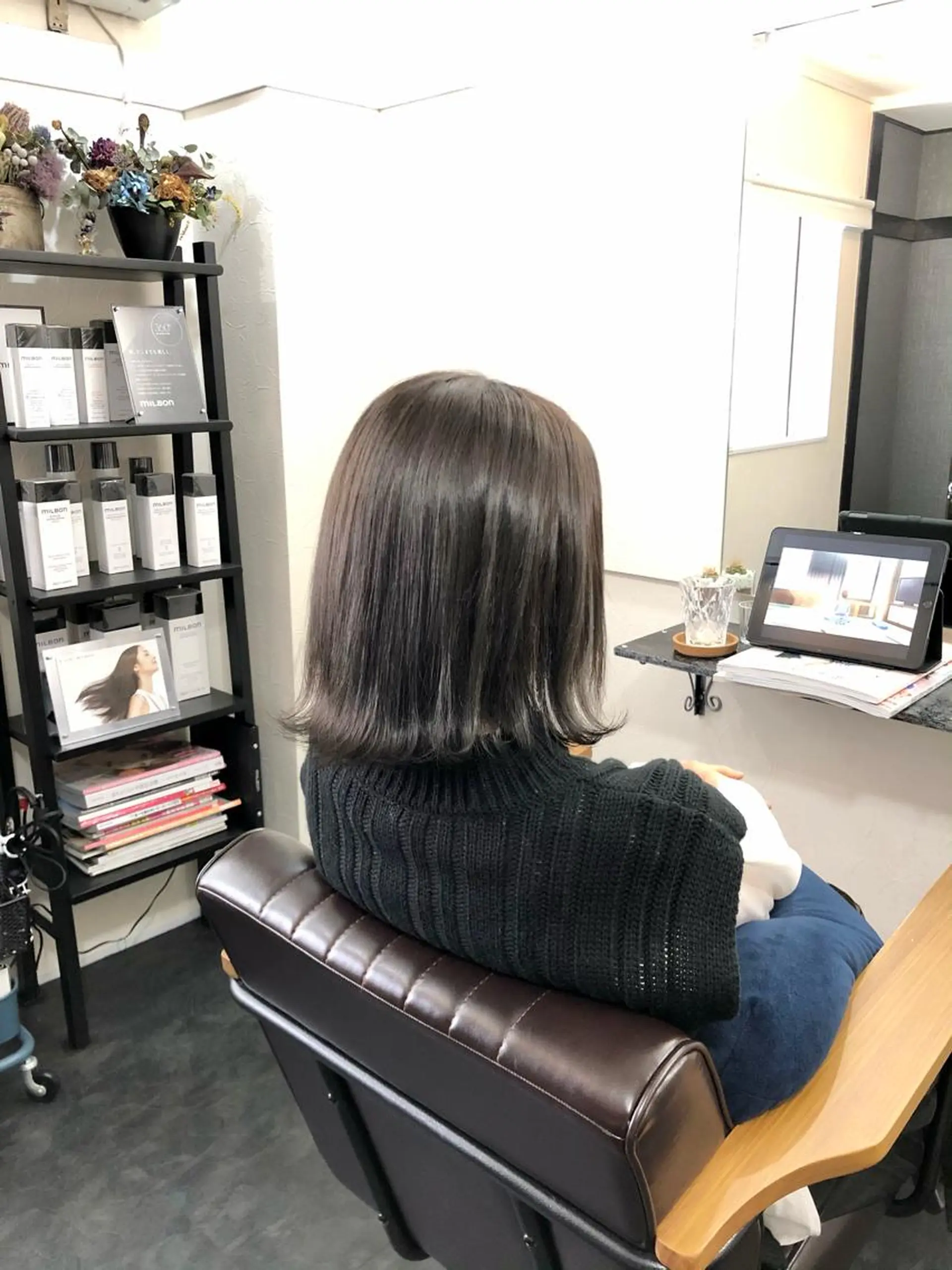 ミディアム カラー ヘアカラー トリートメント wavi hair所属・後藤 ユウキ/髪質改善🫧のヘアスタイル