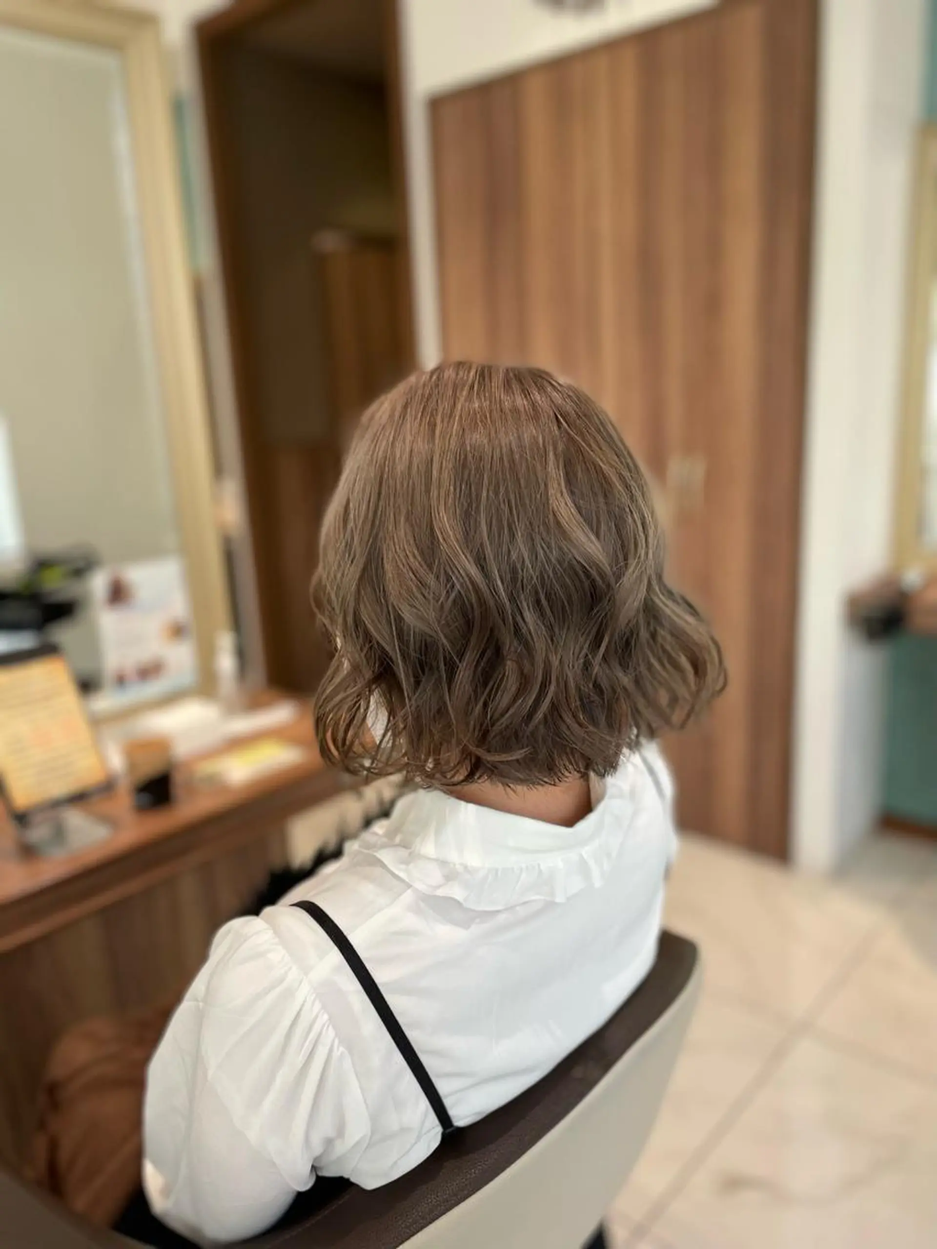 ミディアム カットカラーモデル 募集中店長　伊熊祐紀のヘアスタイル