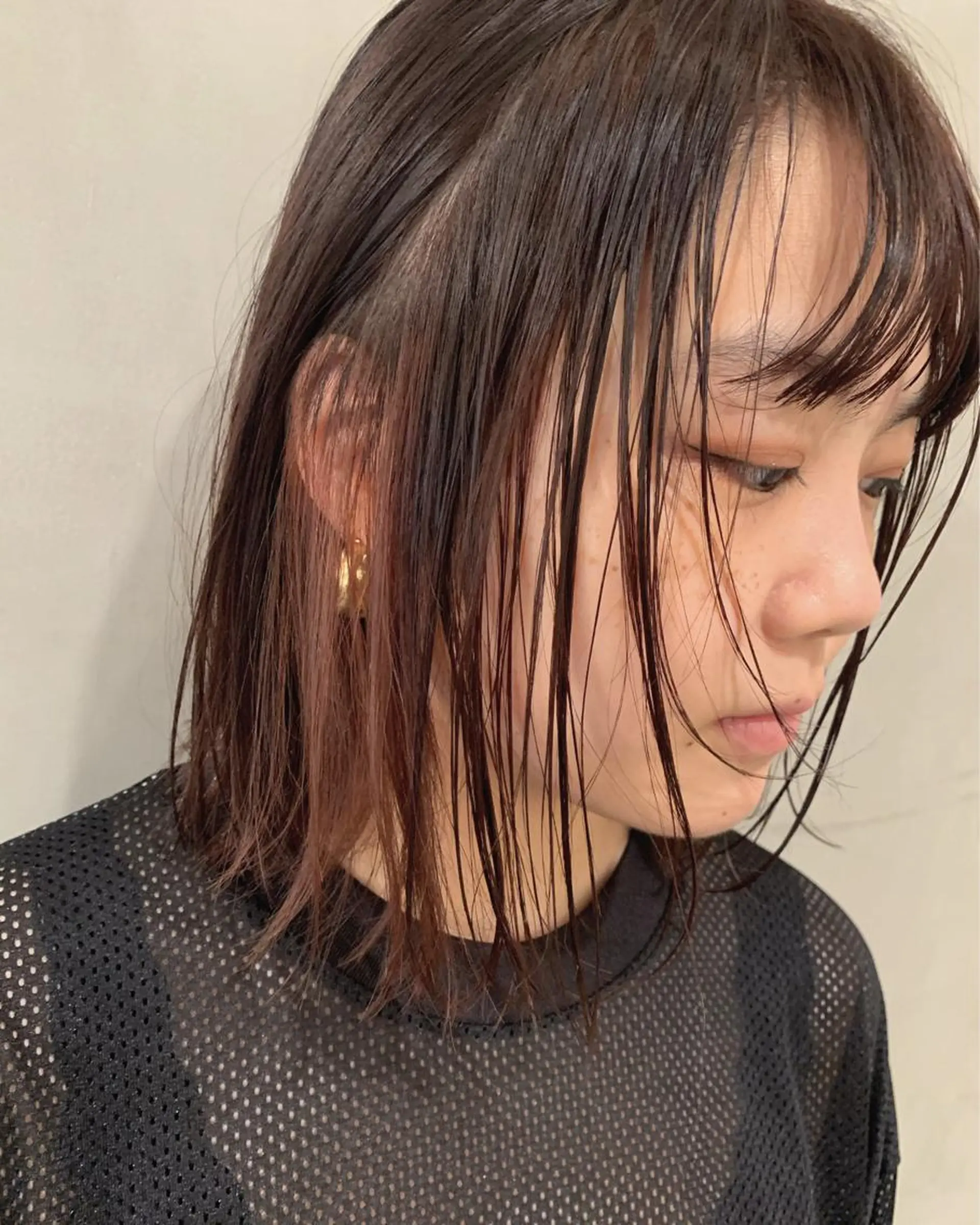 ミディアム カラー カット ヘアカラー トリートメント 優作 〜圧倒的信頼〜のヘアスタイル