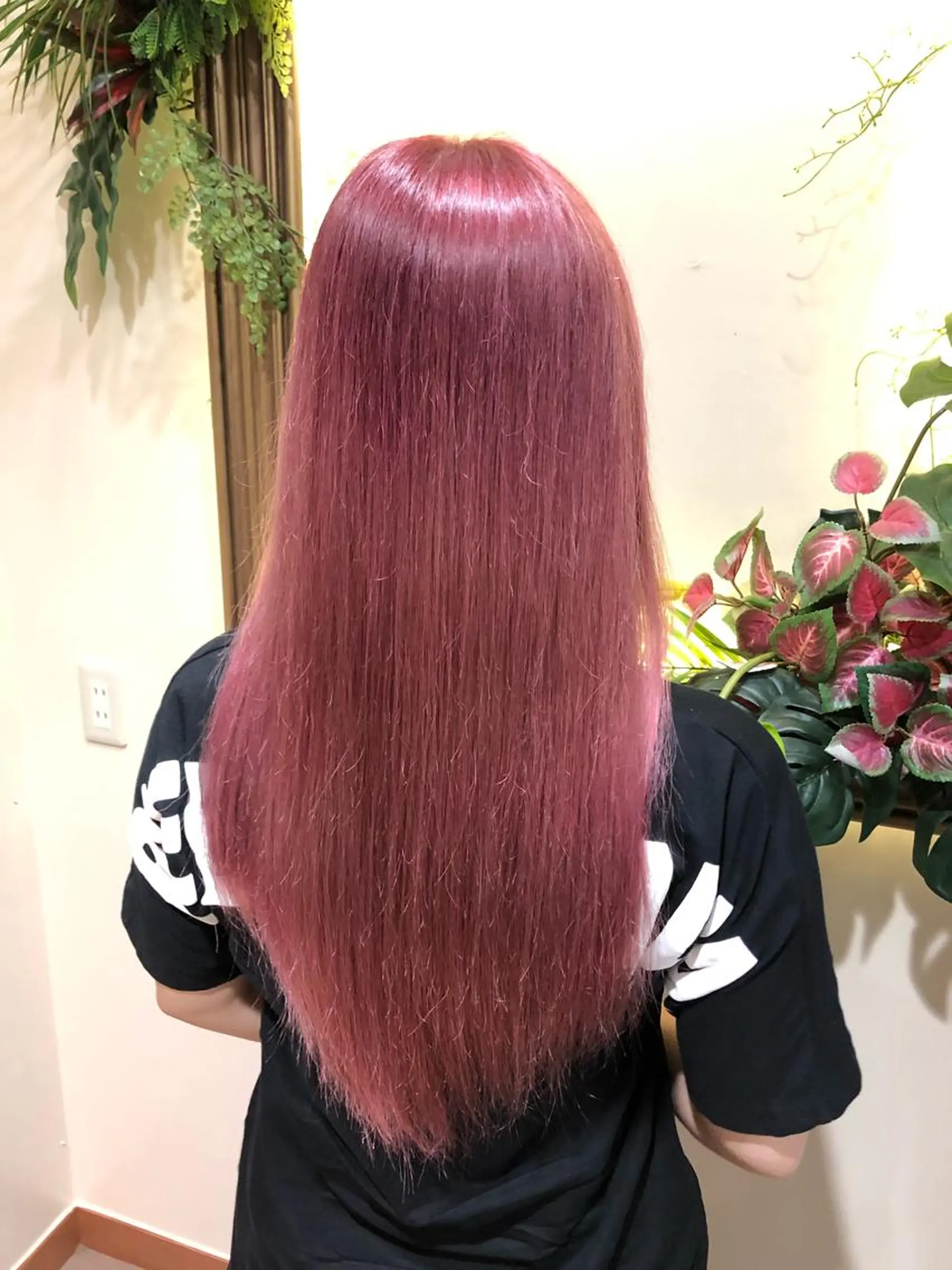 ロング ヘアカラー トリートメント 💓シールエクステ ルミエールのヘアスタイル