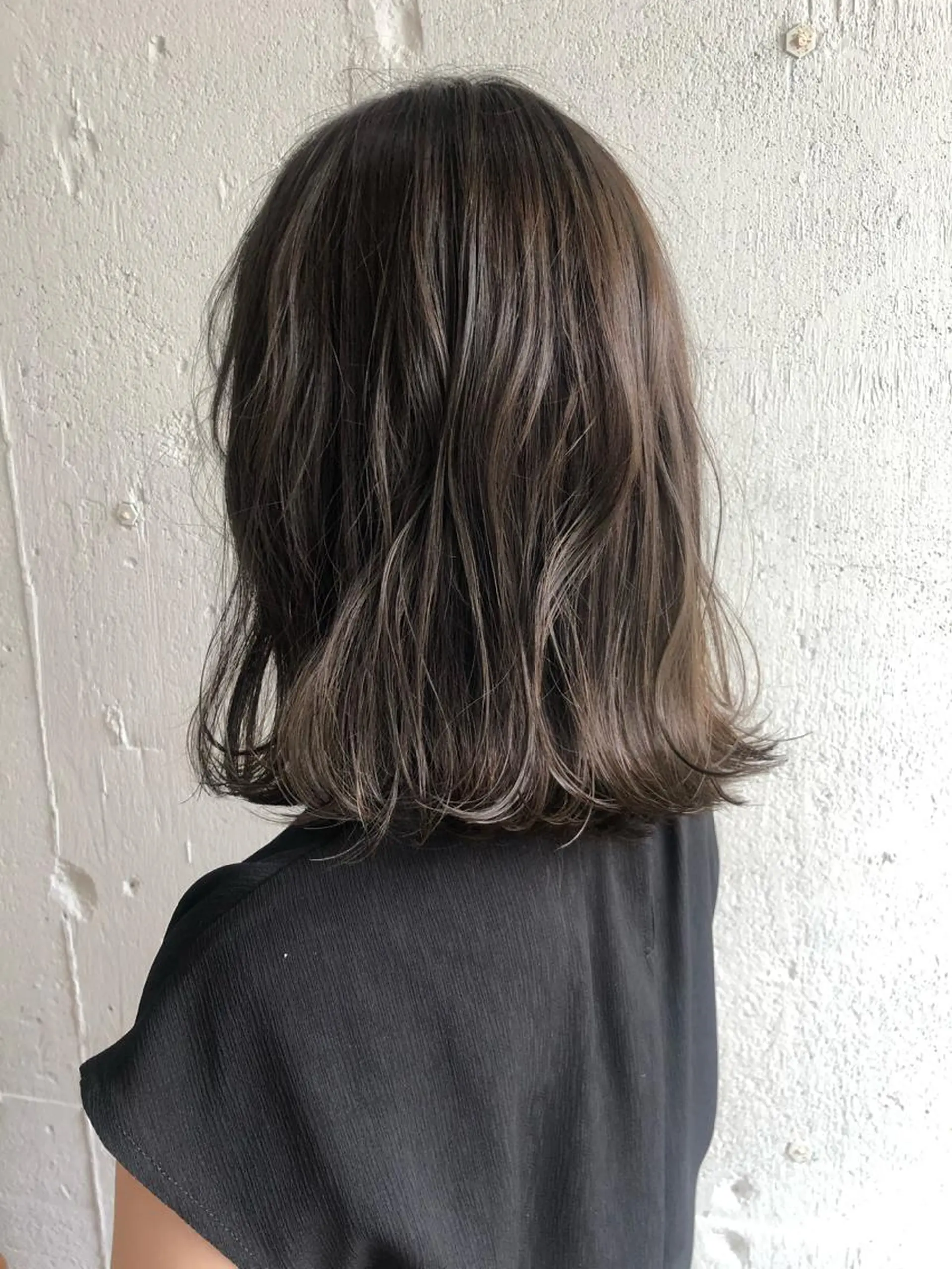 ミディアム カラー ブラウンカラー ナチュラルブラウン カット トリートメント ciAo!所属・ふくだ りさ【ciAo!】のヘアスタイル