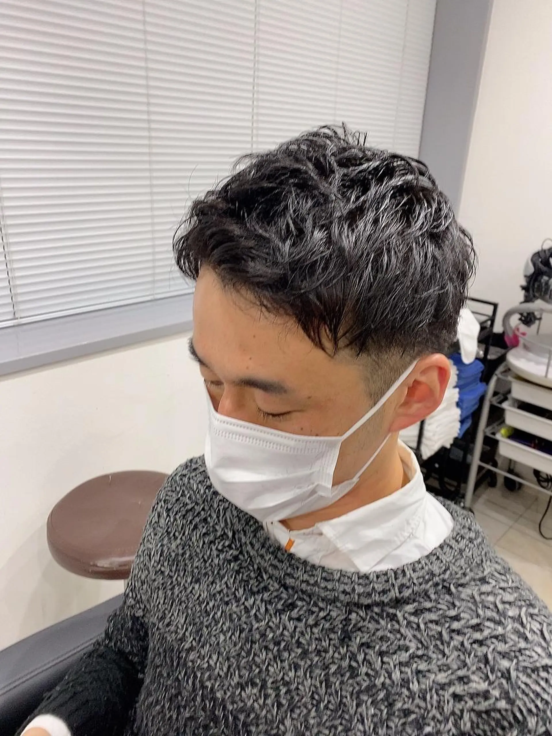 パーマ メンズ 伊藤 海のヘアスタイル