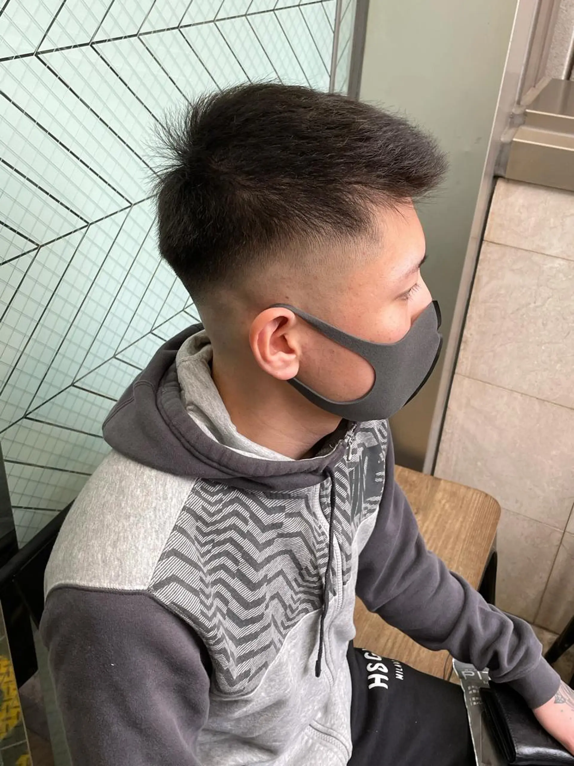 メンズ フェードカット スキンフェード カット Le'a所属・渋谷/フェード/ 國分 翔のヘアスタイル