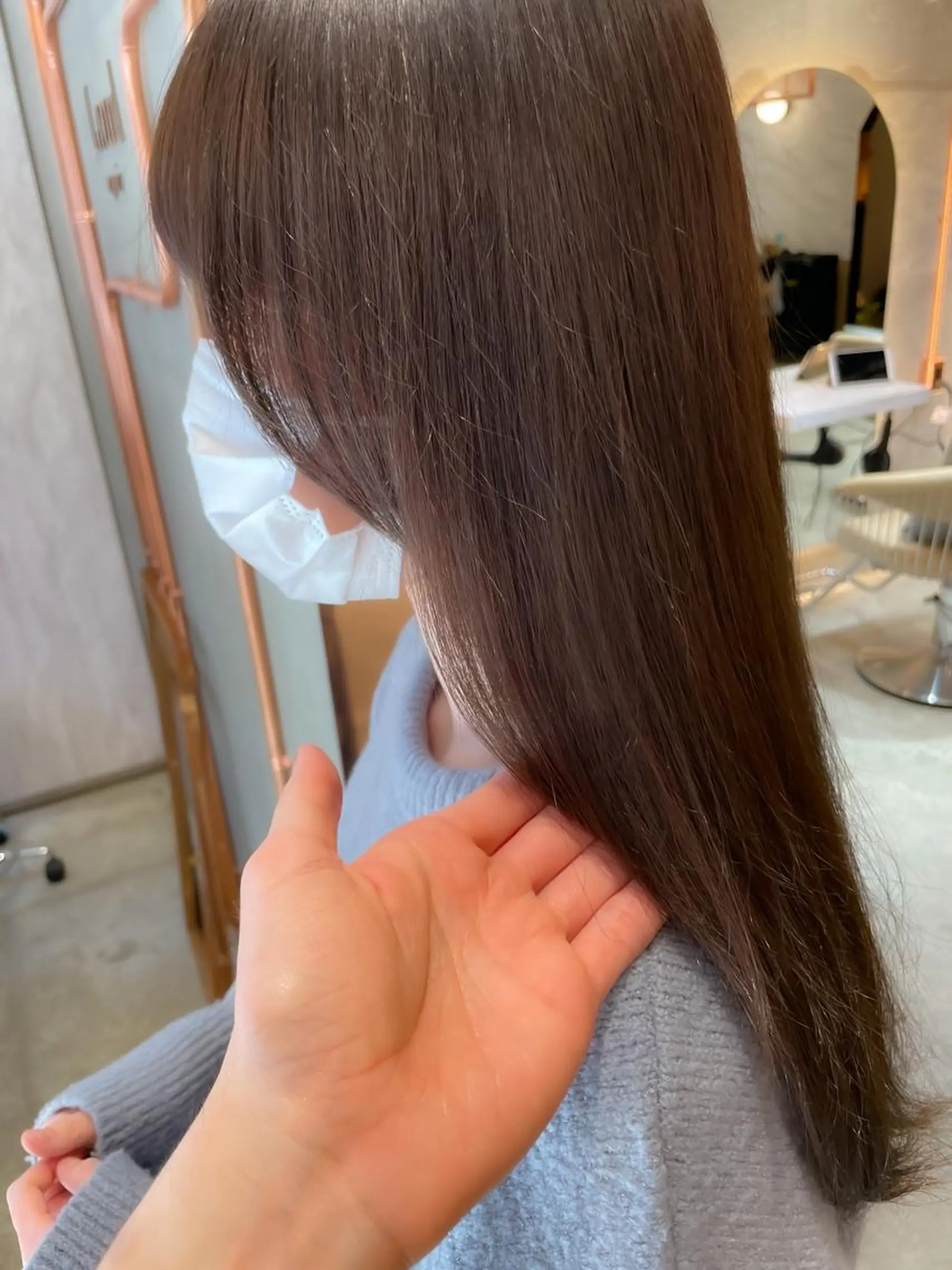 ロング カラー レイヤー/韓国ヘア 縮毛矯正🫧鈴木颯のヘアスタイル