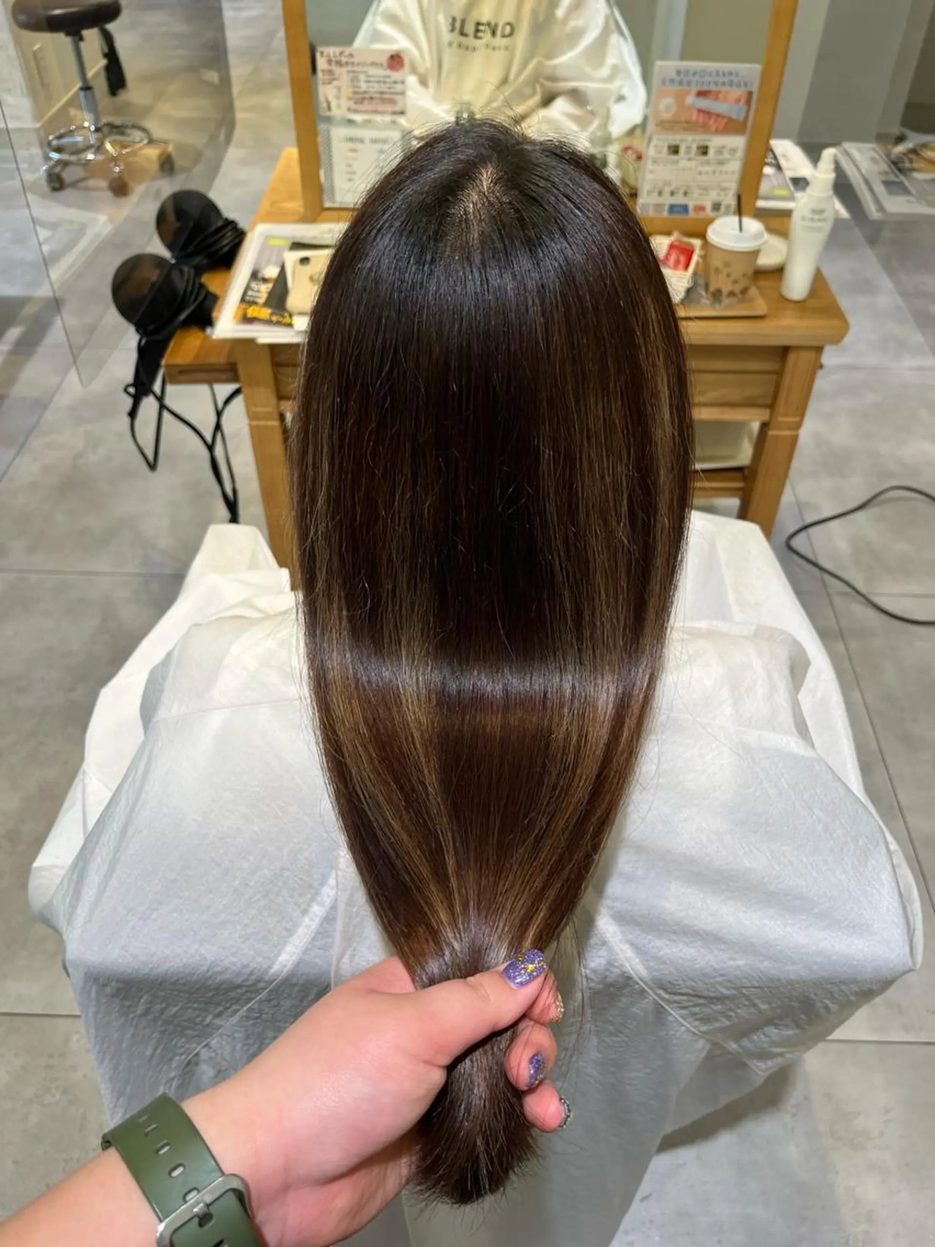 セミロング ショートボブ ボブ くびれヘア 髪質改善 トリートメント KAORU/絹髪 /髪質改善/奈良のヘアスタイル