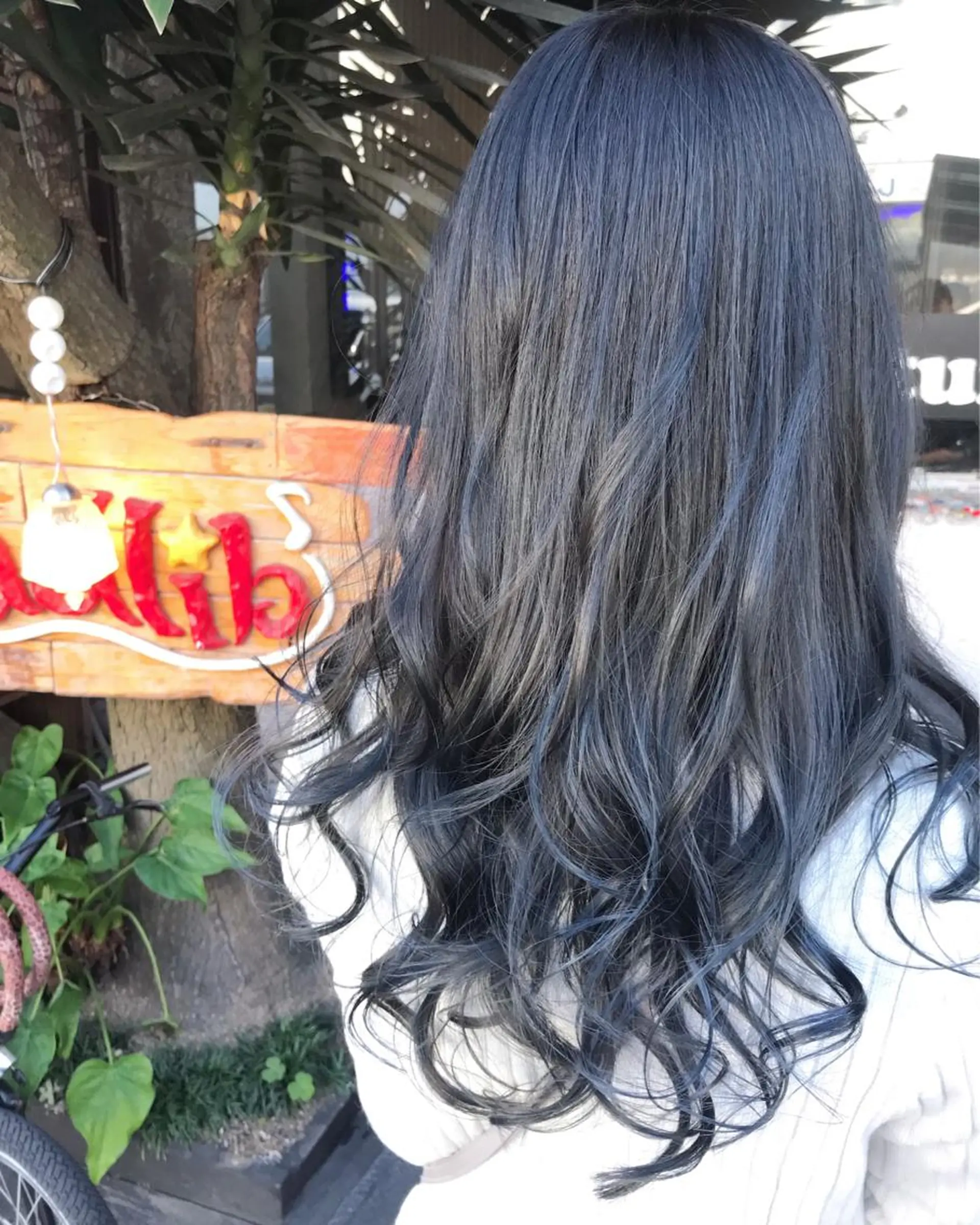 セミロング カラー ブルーカラー ブルージュ ヘアカラー トリートメント 玉木 育実のヘアスタイル