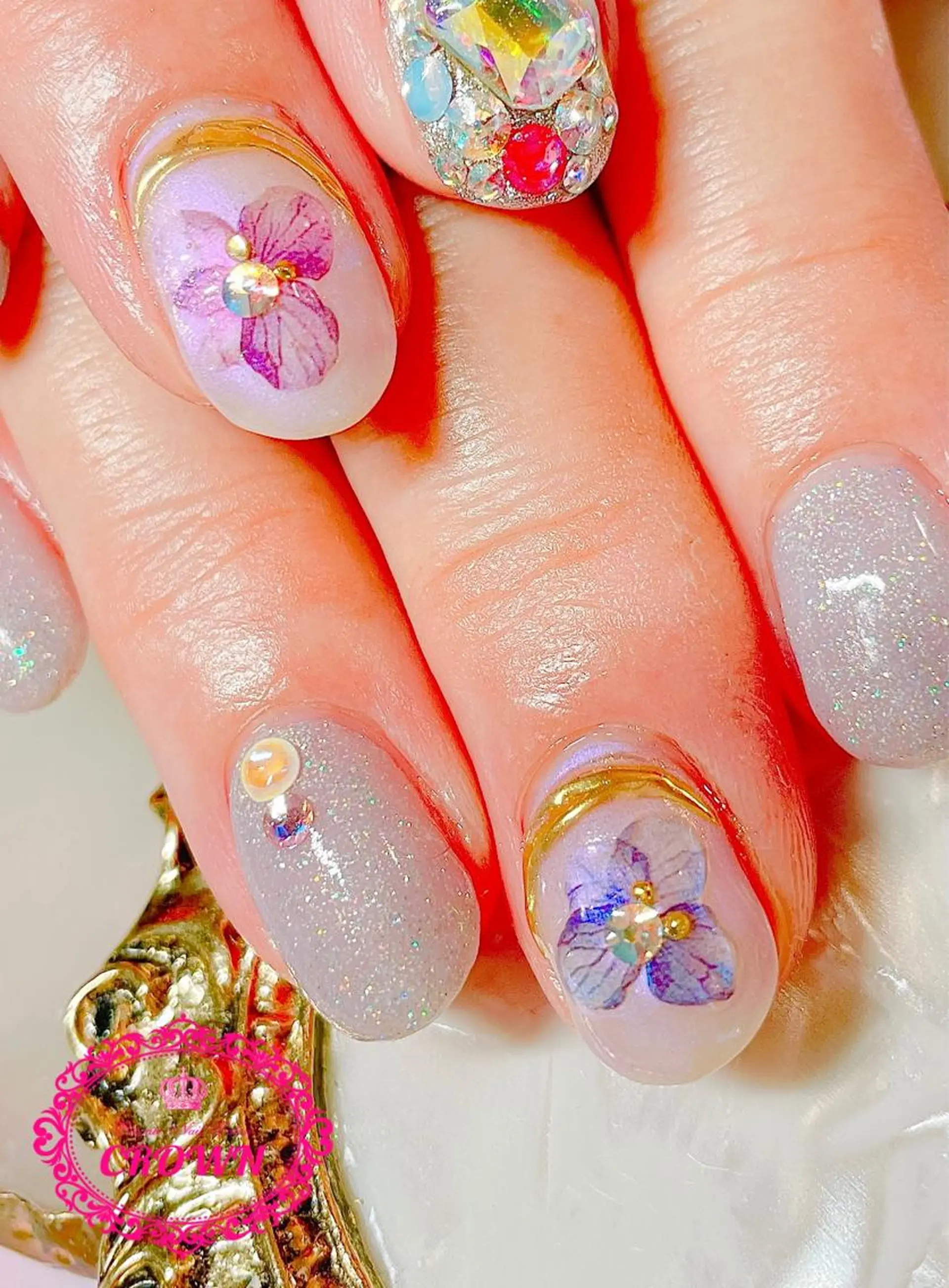 ネイル CROWN プライベートサロンのネイルデザイン