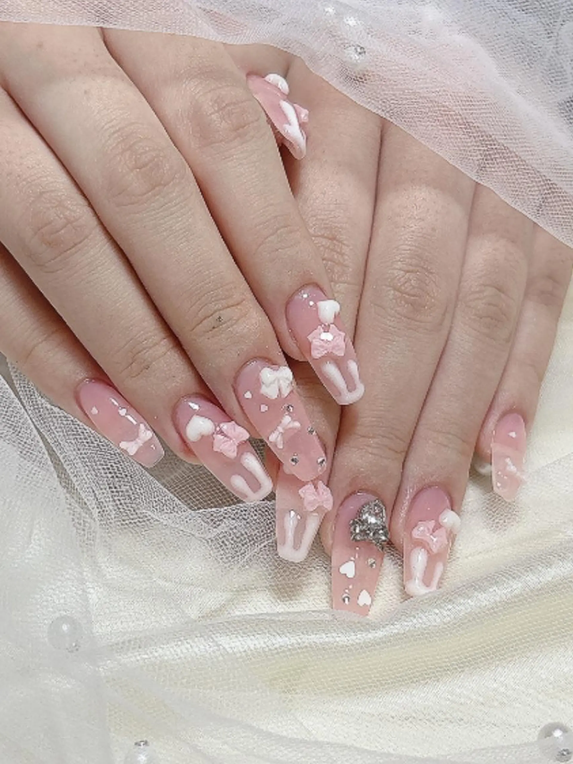 ネイル ハンドネイル ハンドケア 🎀長さだし船橋🎀 ネイルサロンのネイルデザイン