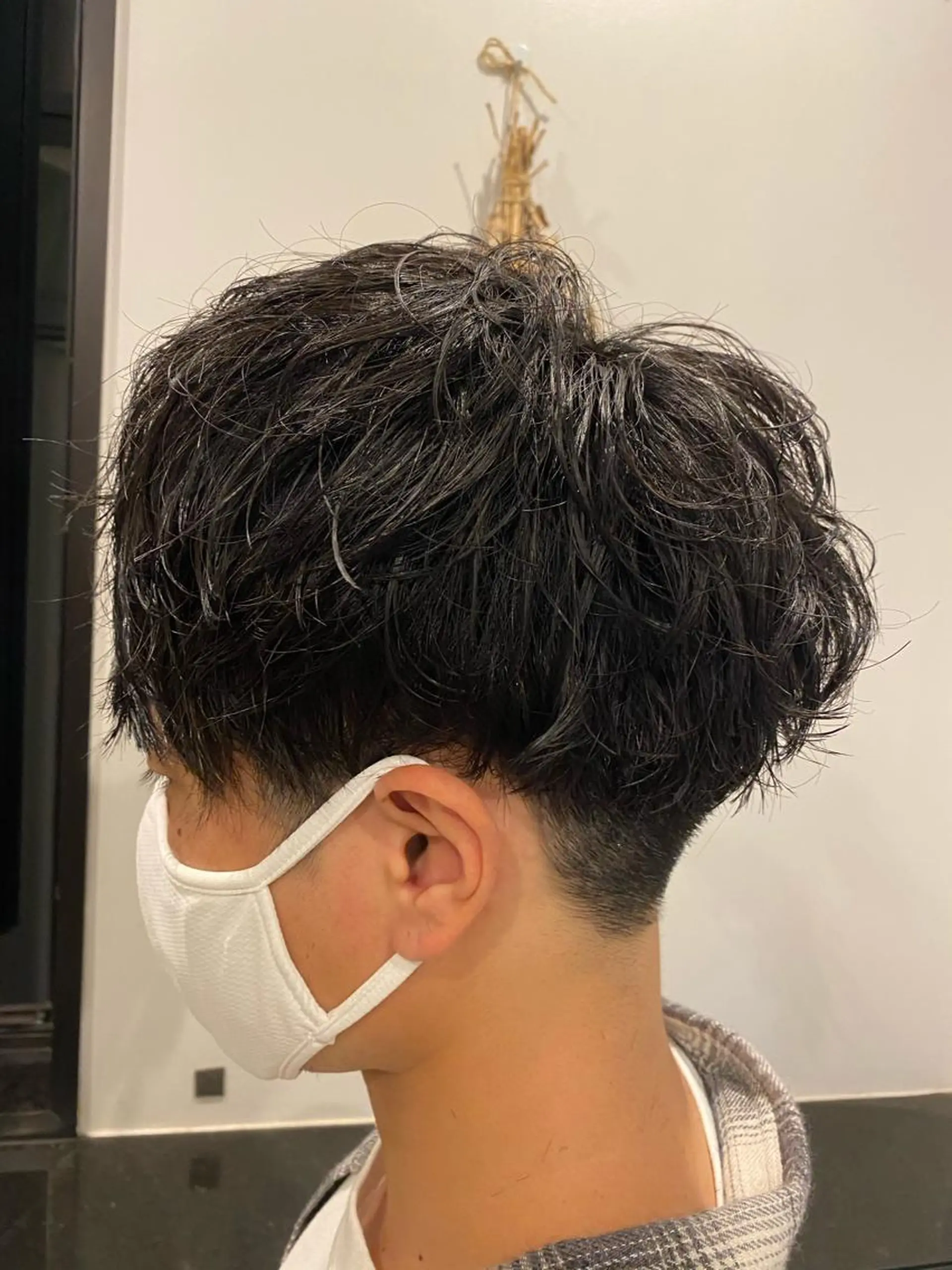 ショート カラー パーマ ヘアアレンジ メンズ メンズパーマの巨匠 鈴木純のヘアスタイル